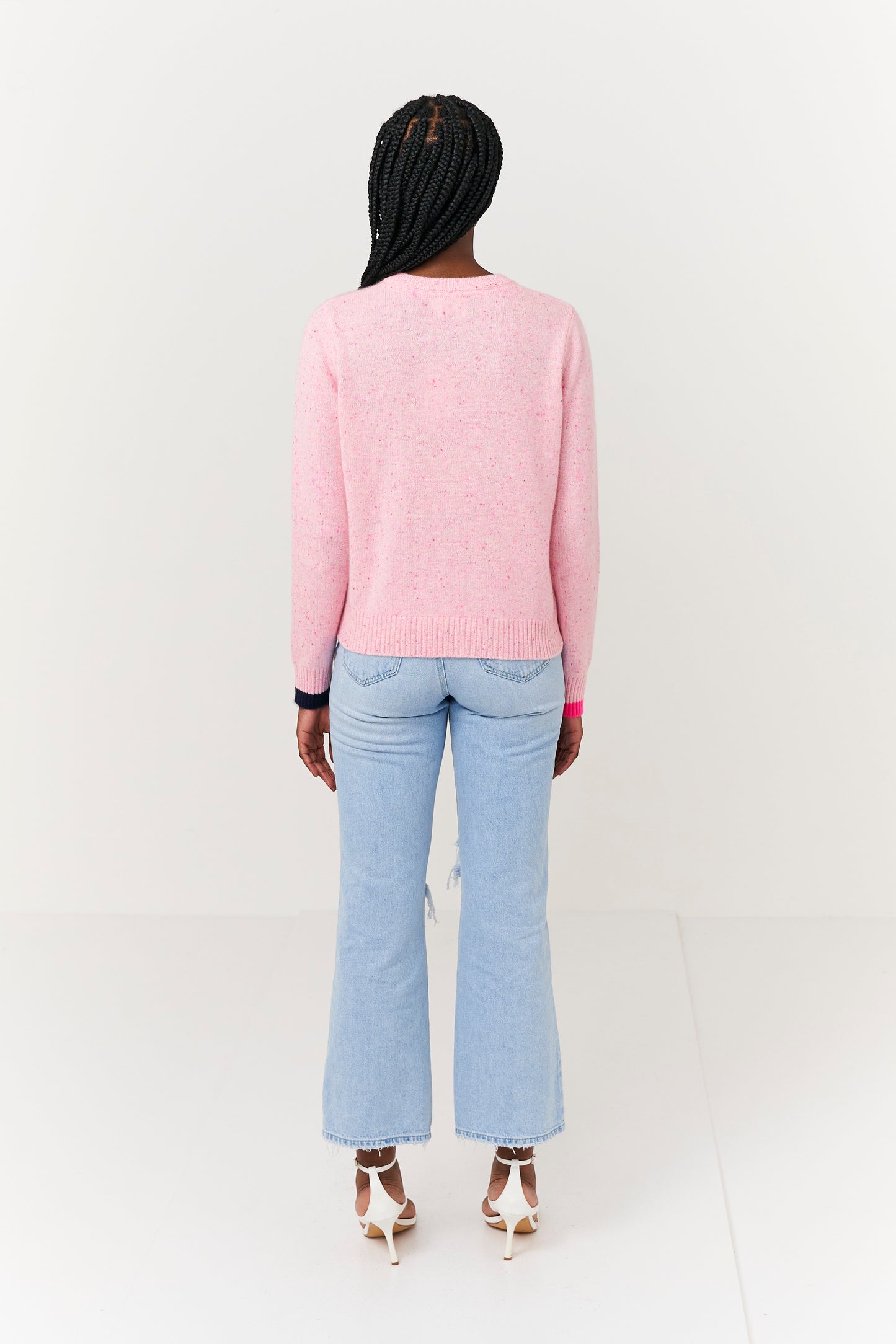 Maya Tipped Crew Neck Jumper