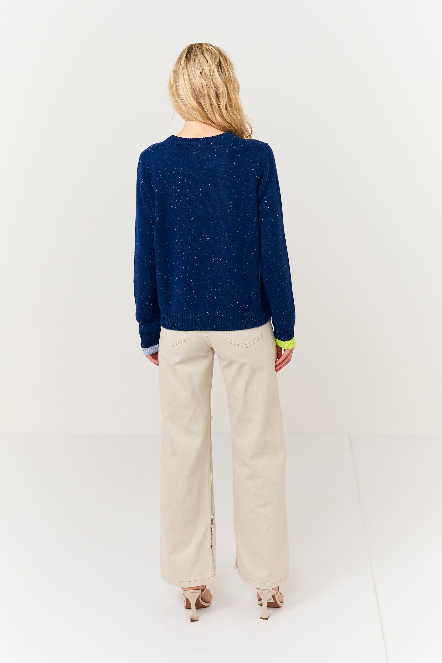 Maya Tipped Crew Neck Jumper
