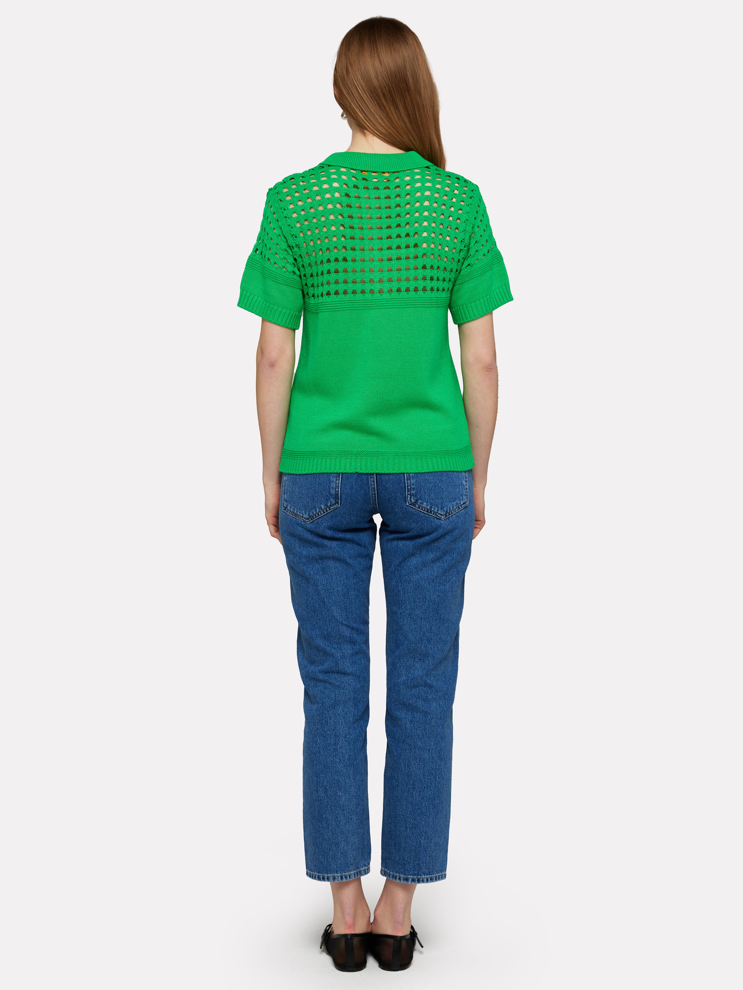 Pointelle Polo