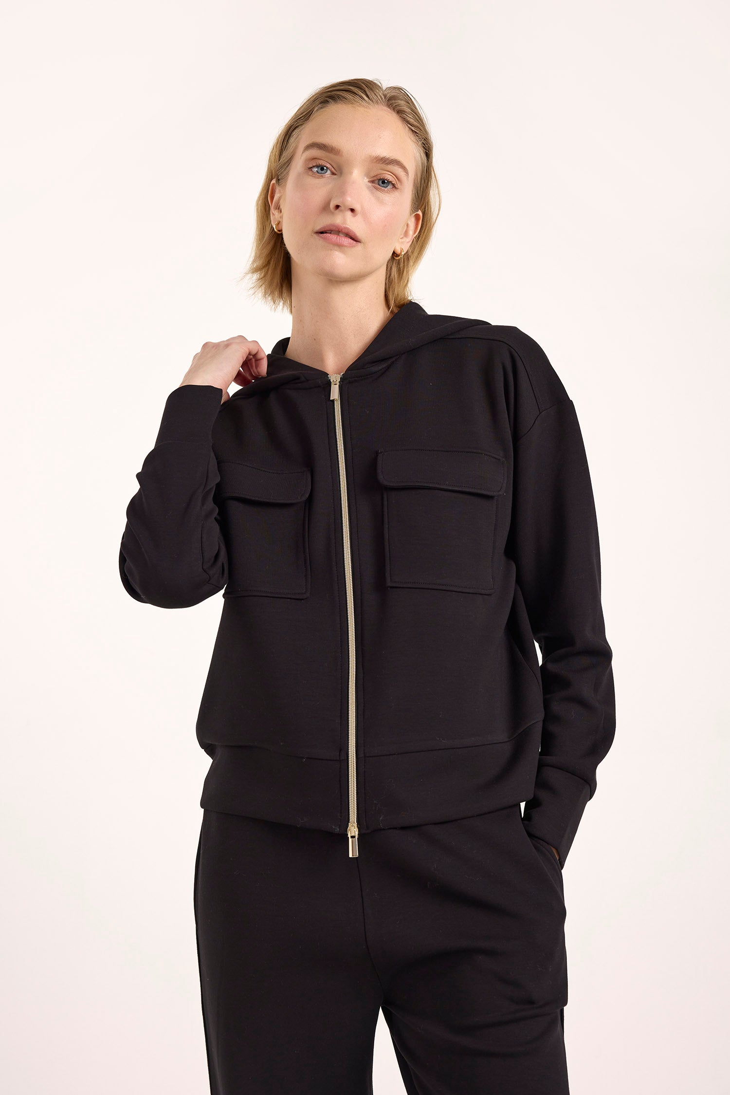 PATCH POCKET HOODIE
