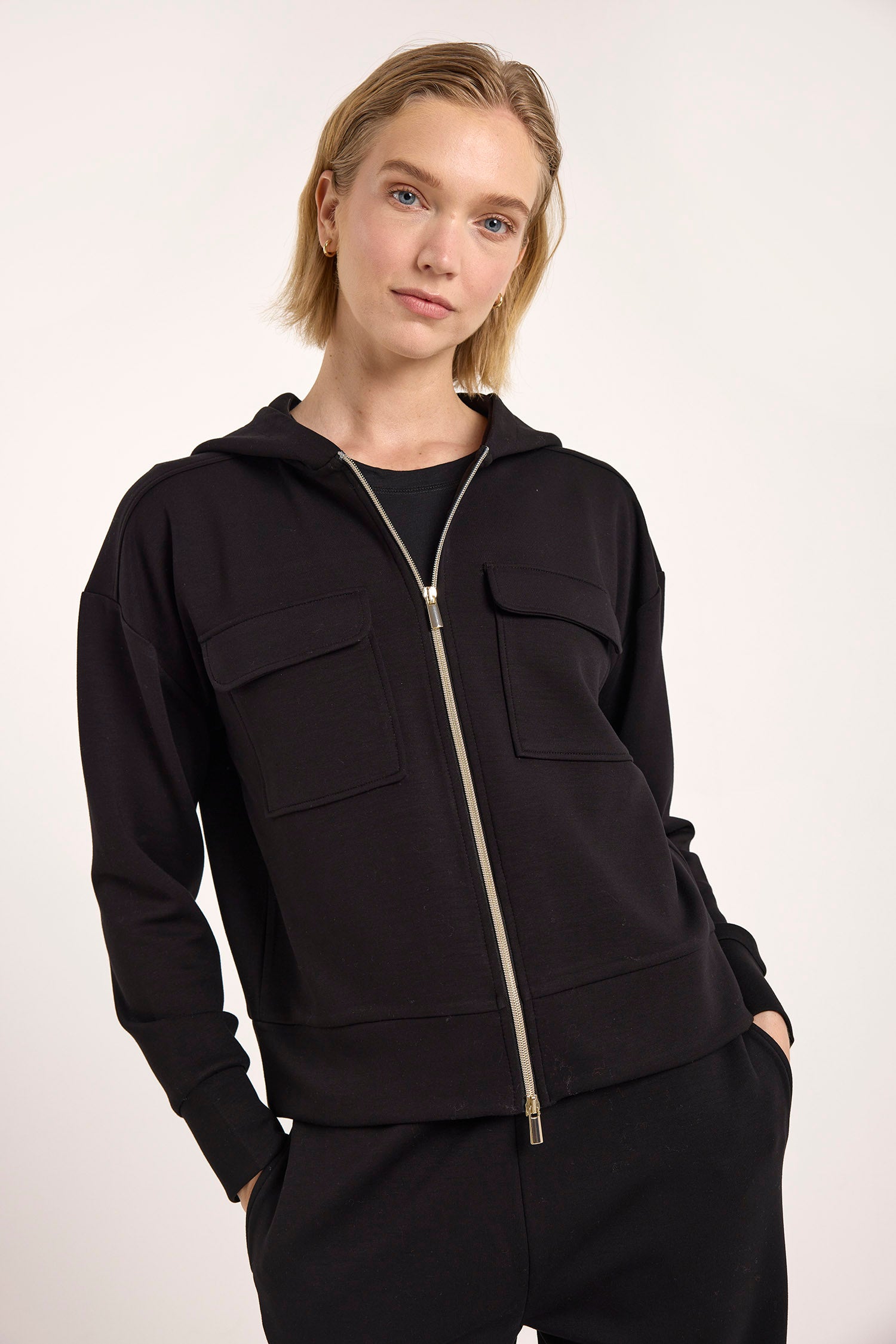 PATCH POCKET HOODIE