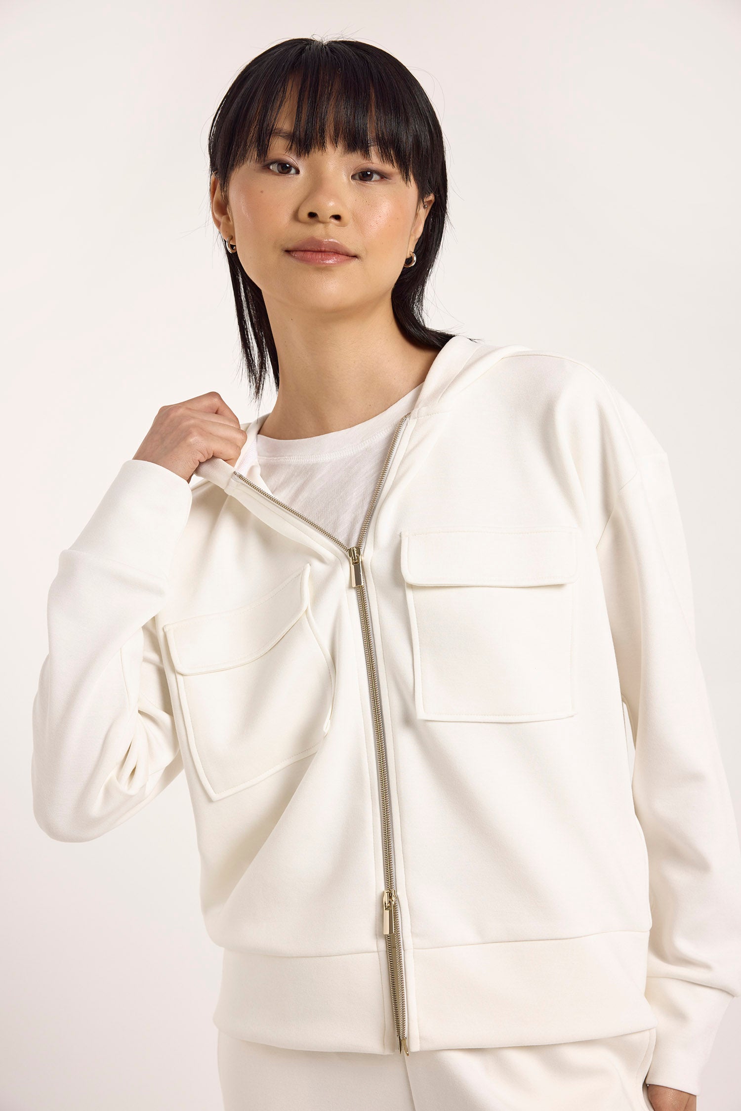 PATCH POCKET HOODIE