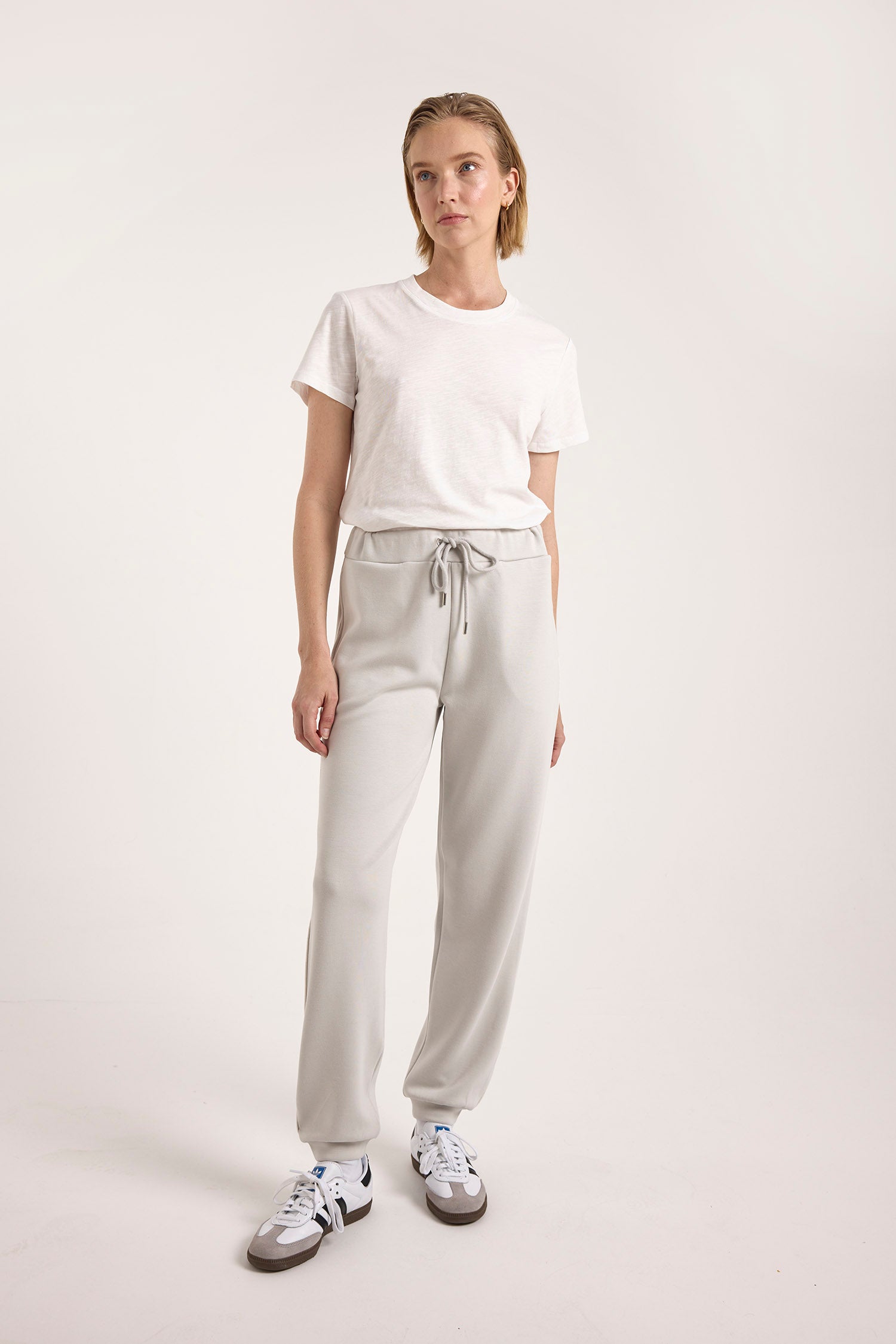 PIPING DETAIL CUFFED JOGGER