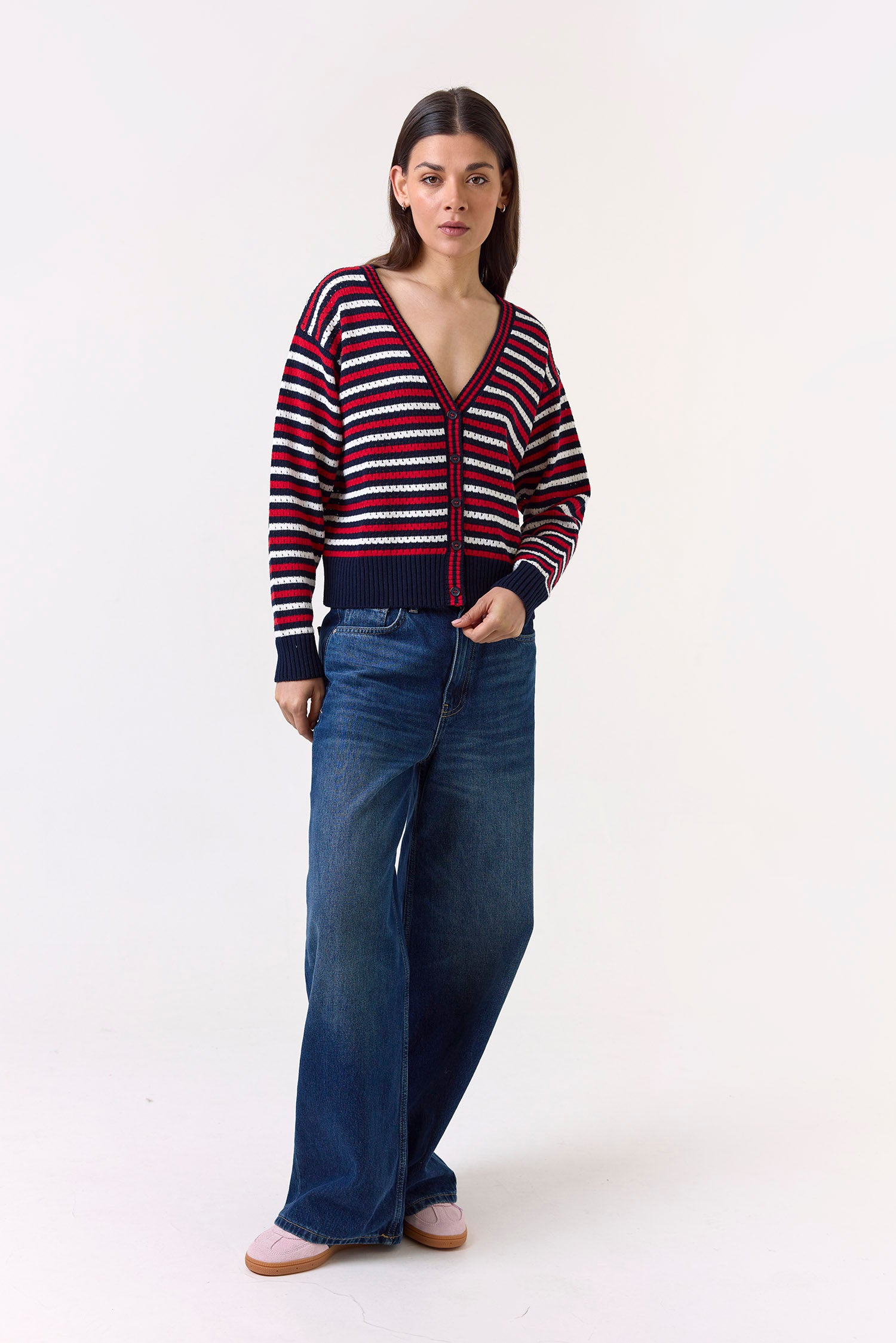Pamilla Stripe Cardigan