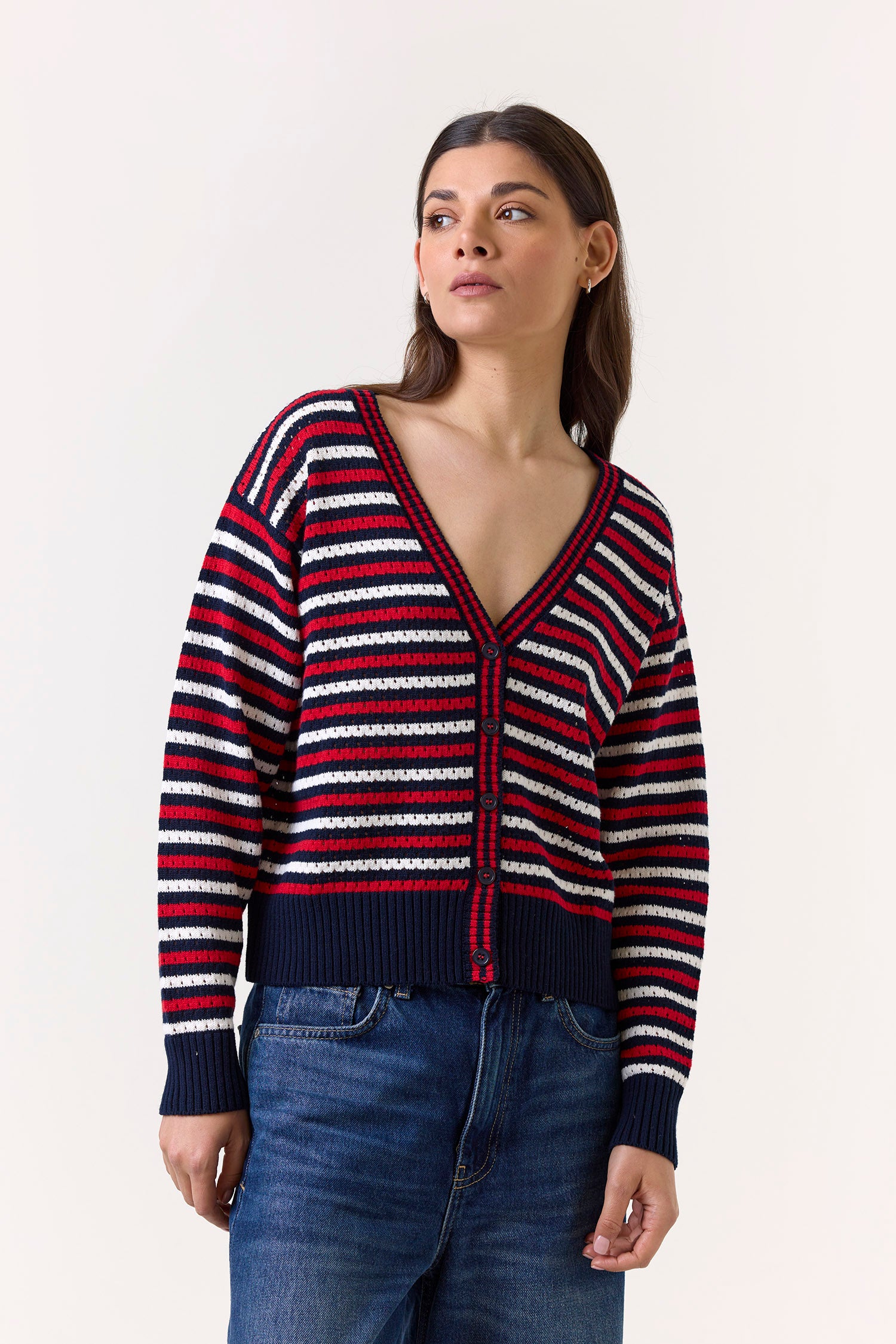 Pamilla Stripe Cardigan