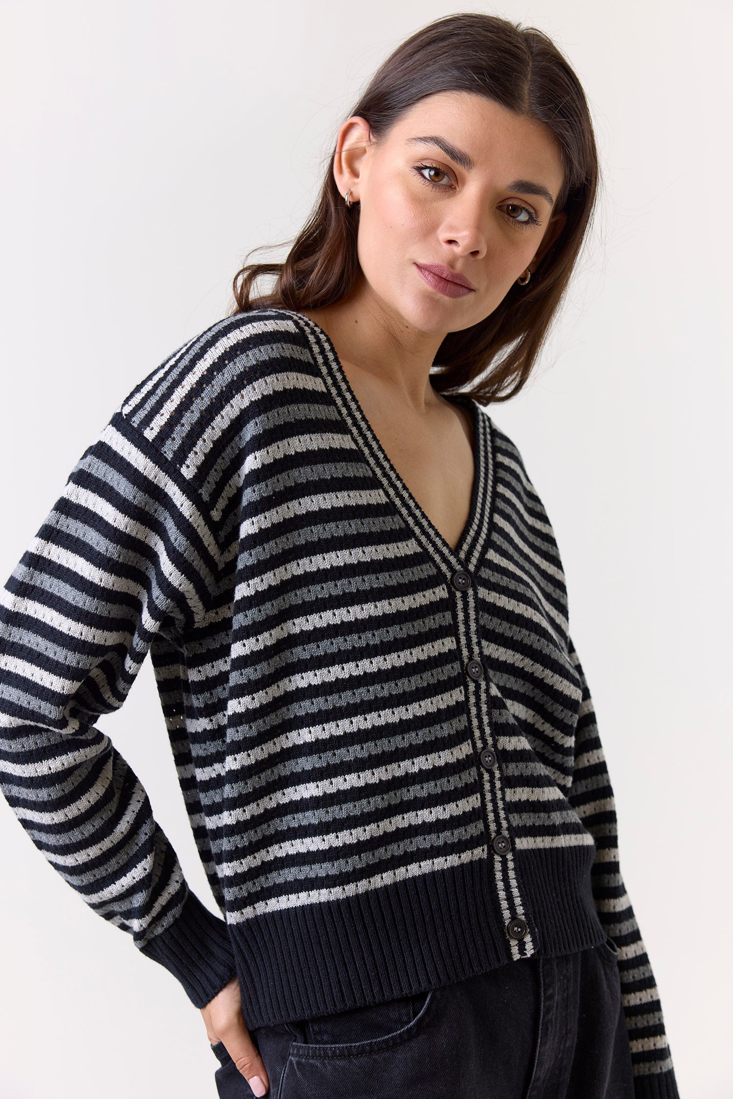 Pamilla Stripe Cardigan