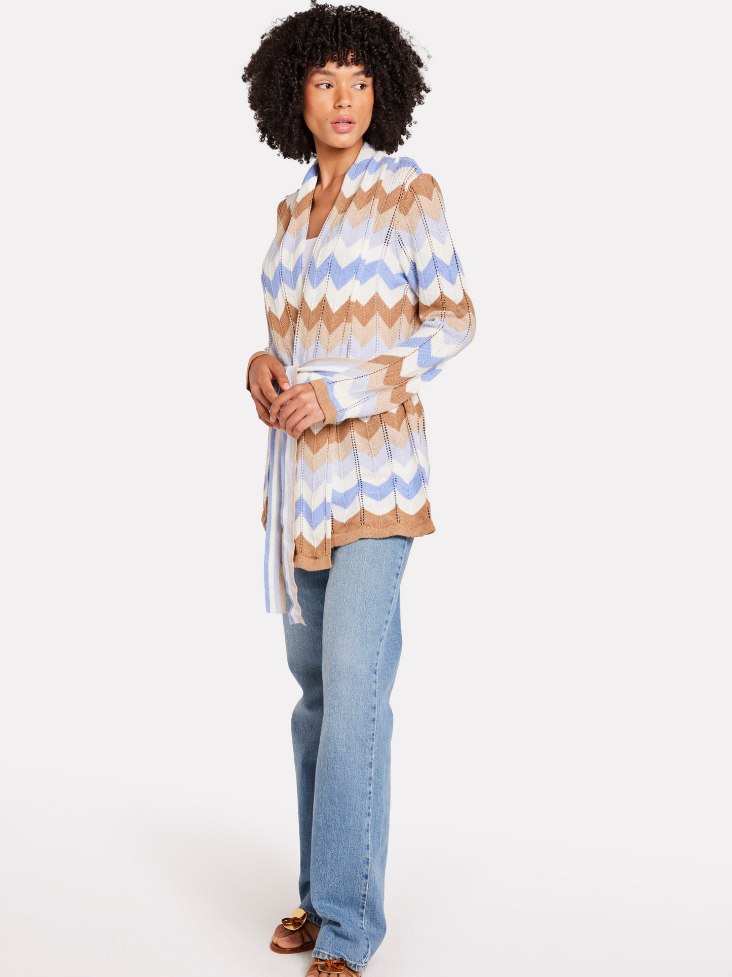 Chevron Wrap Cardigan