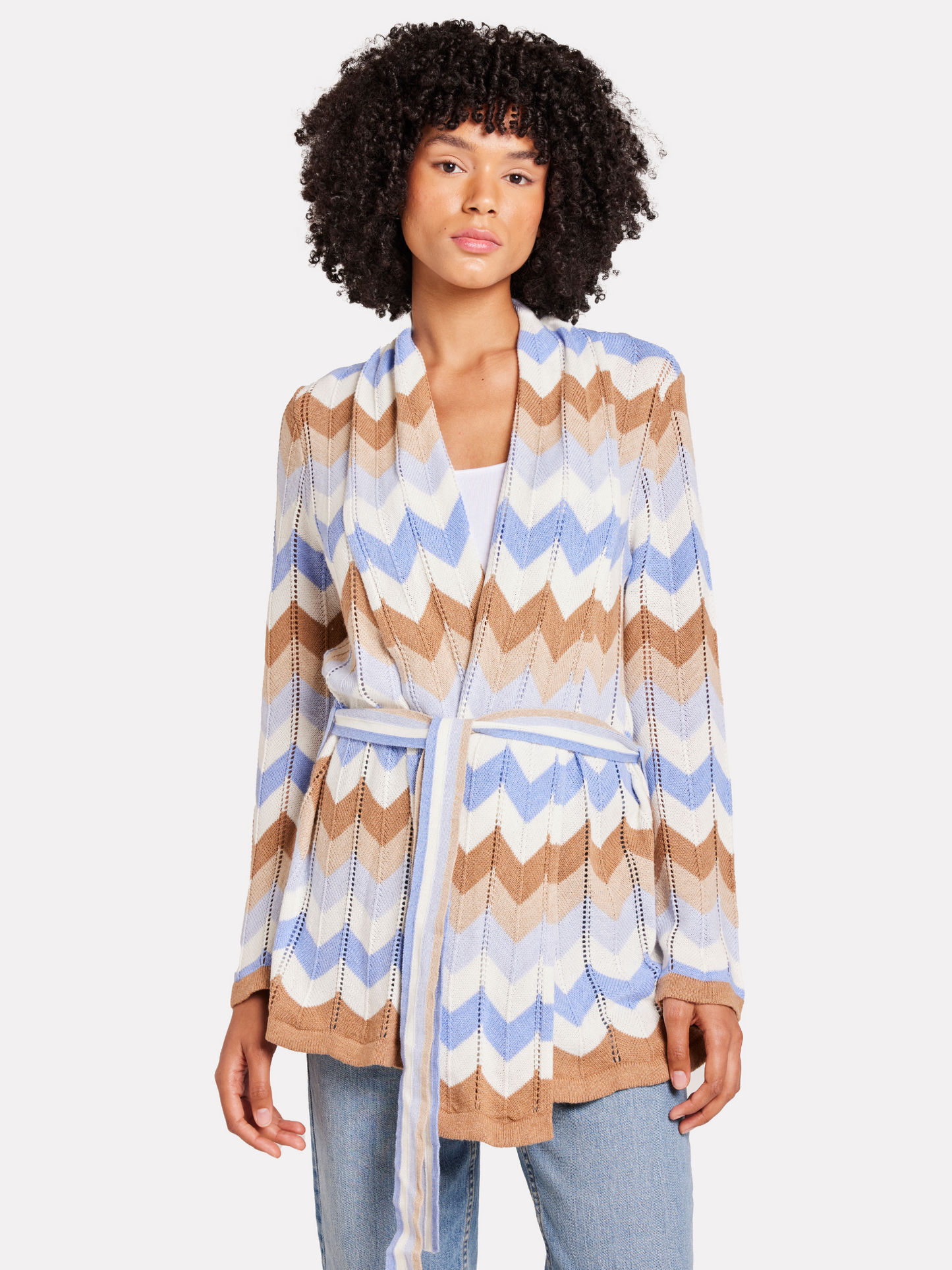 Chevron Wrap Cardigan