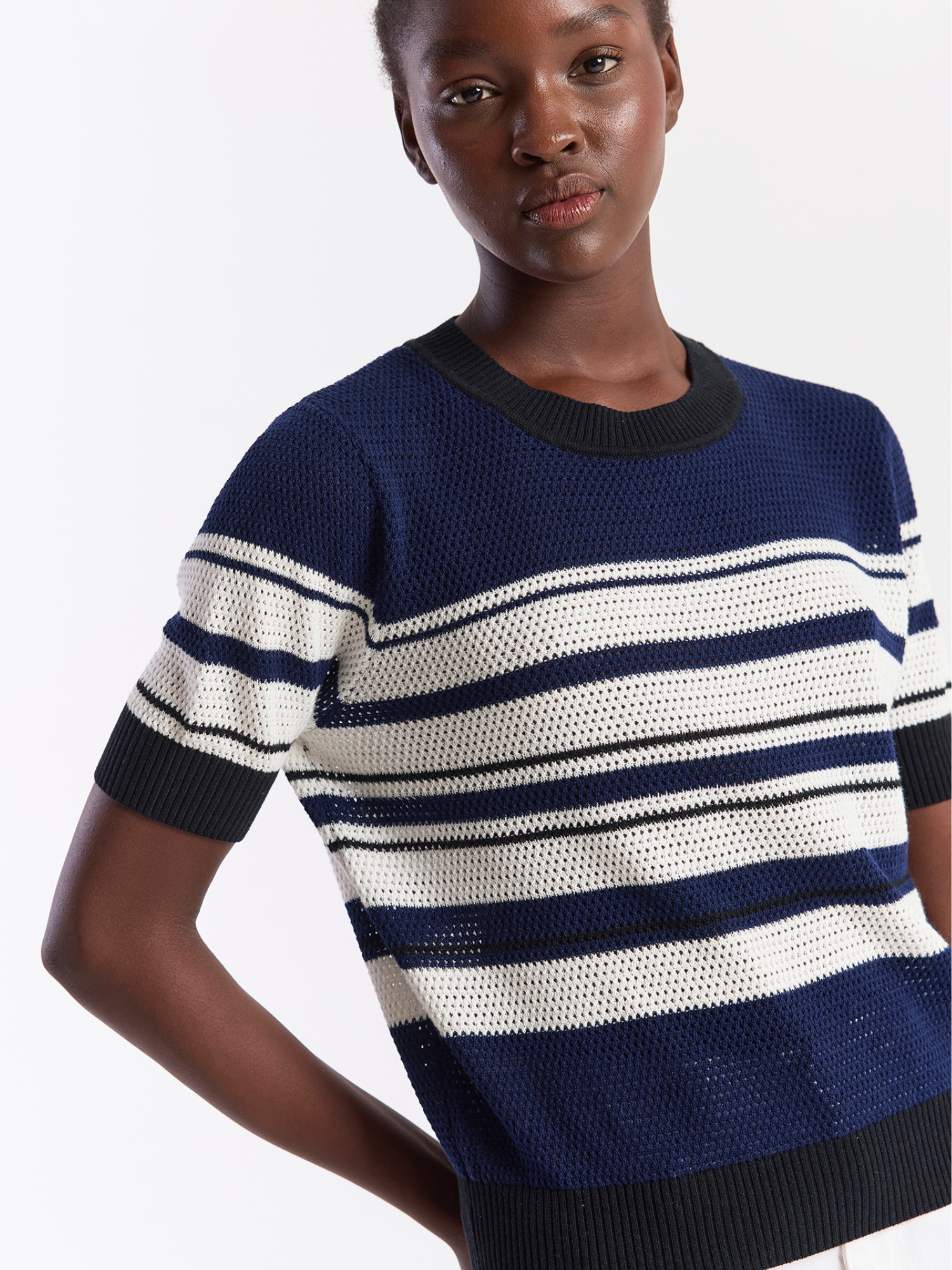 Texture Stripe Tee