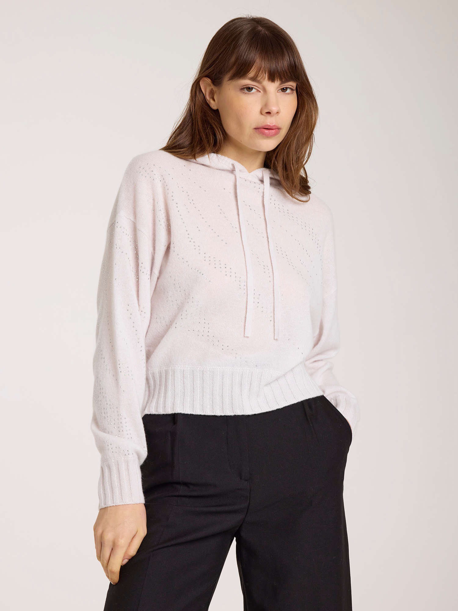 Hot Fix Zebra Cashmere Hoodie