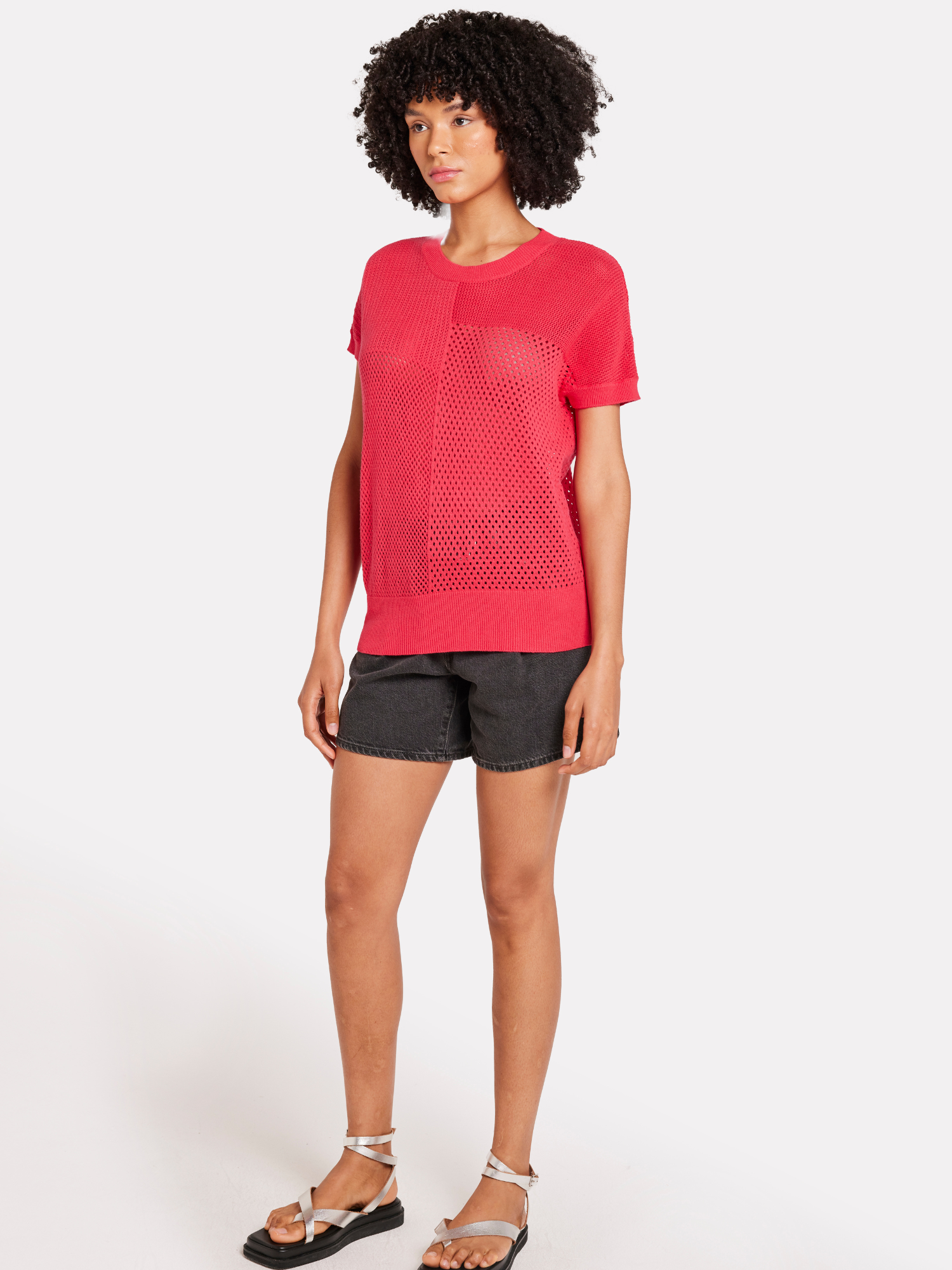 Mixed Pointelle Tank