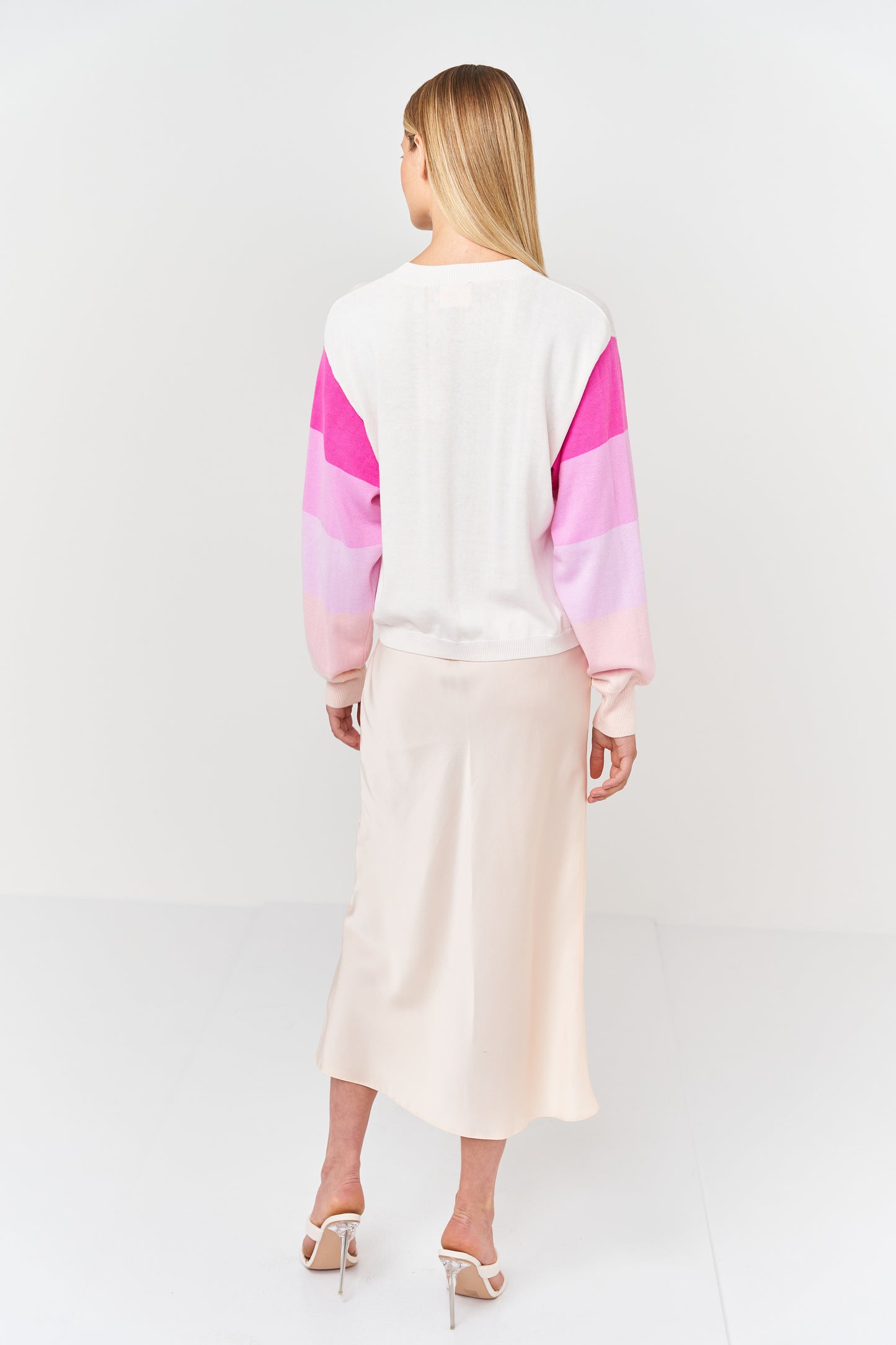 Suki Stripe Sleeve Jumper