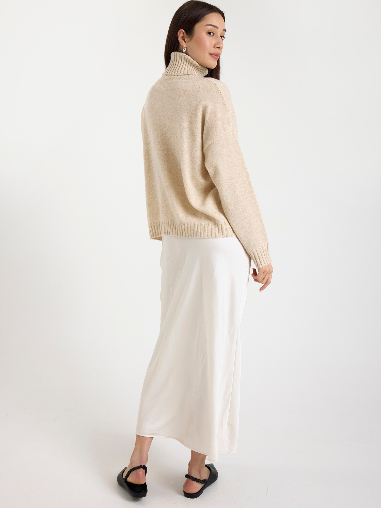 Pippin Cashmere Roll Neck Jumper