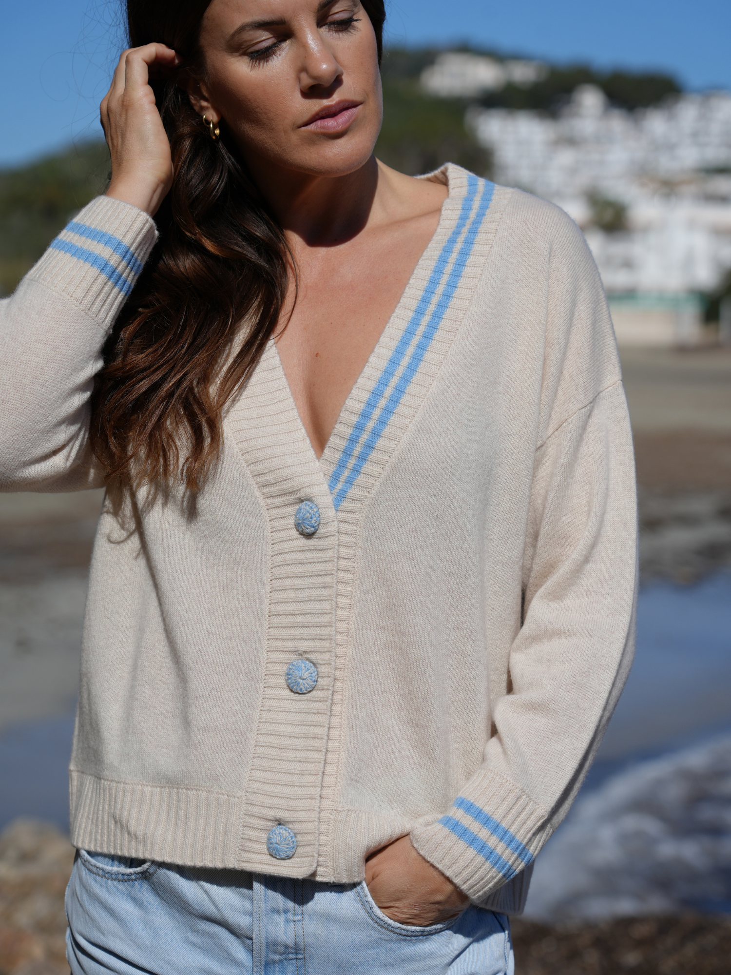 J'adore La Mer Cashmere Cardigan