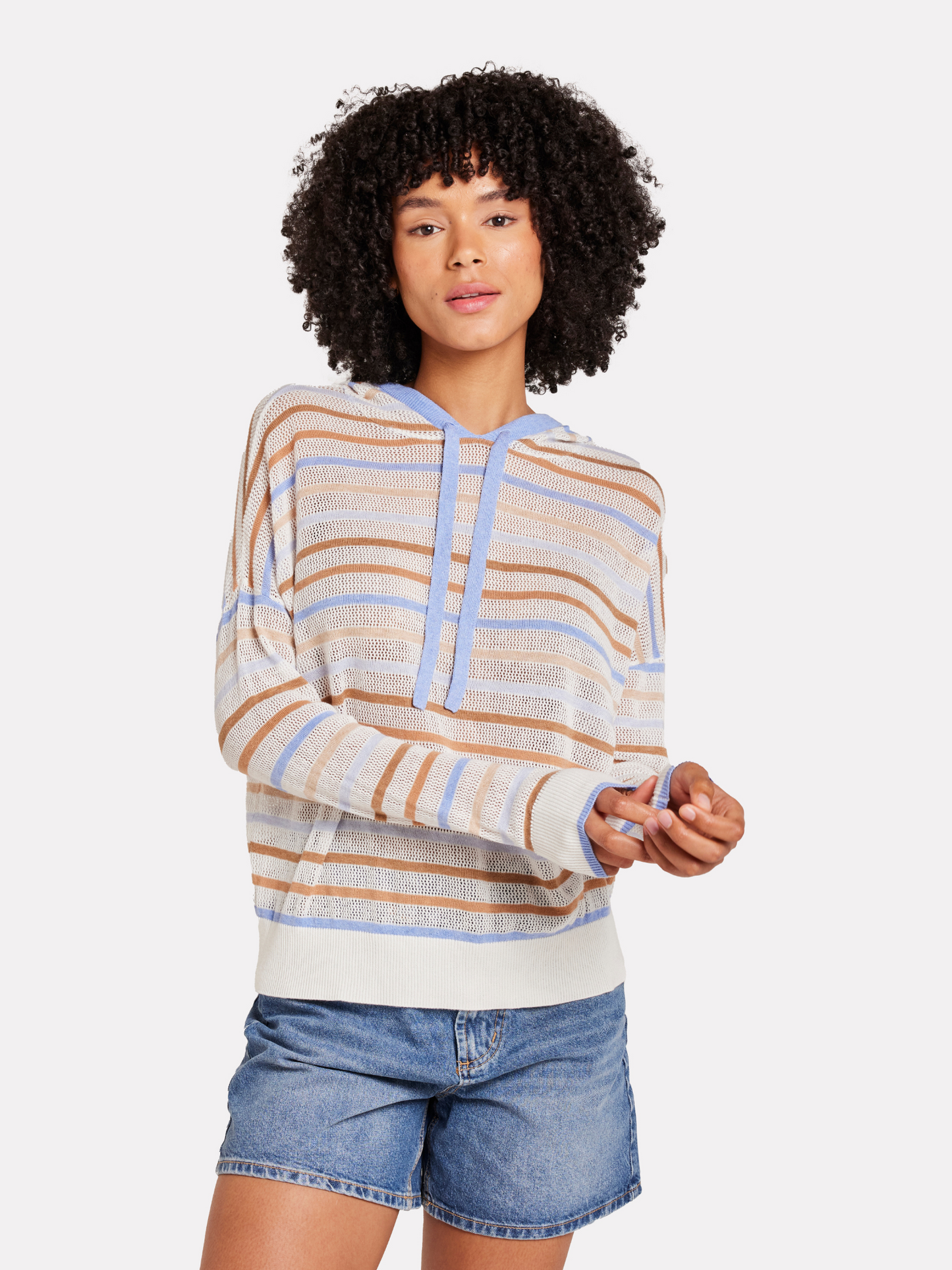 Rainbow Stripe Hoodie