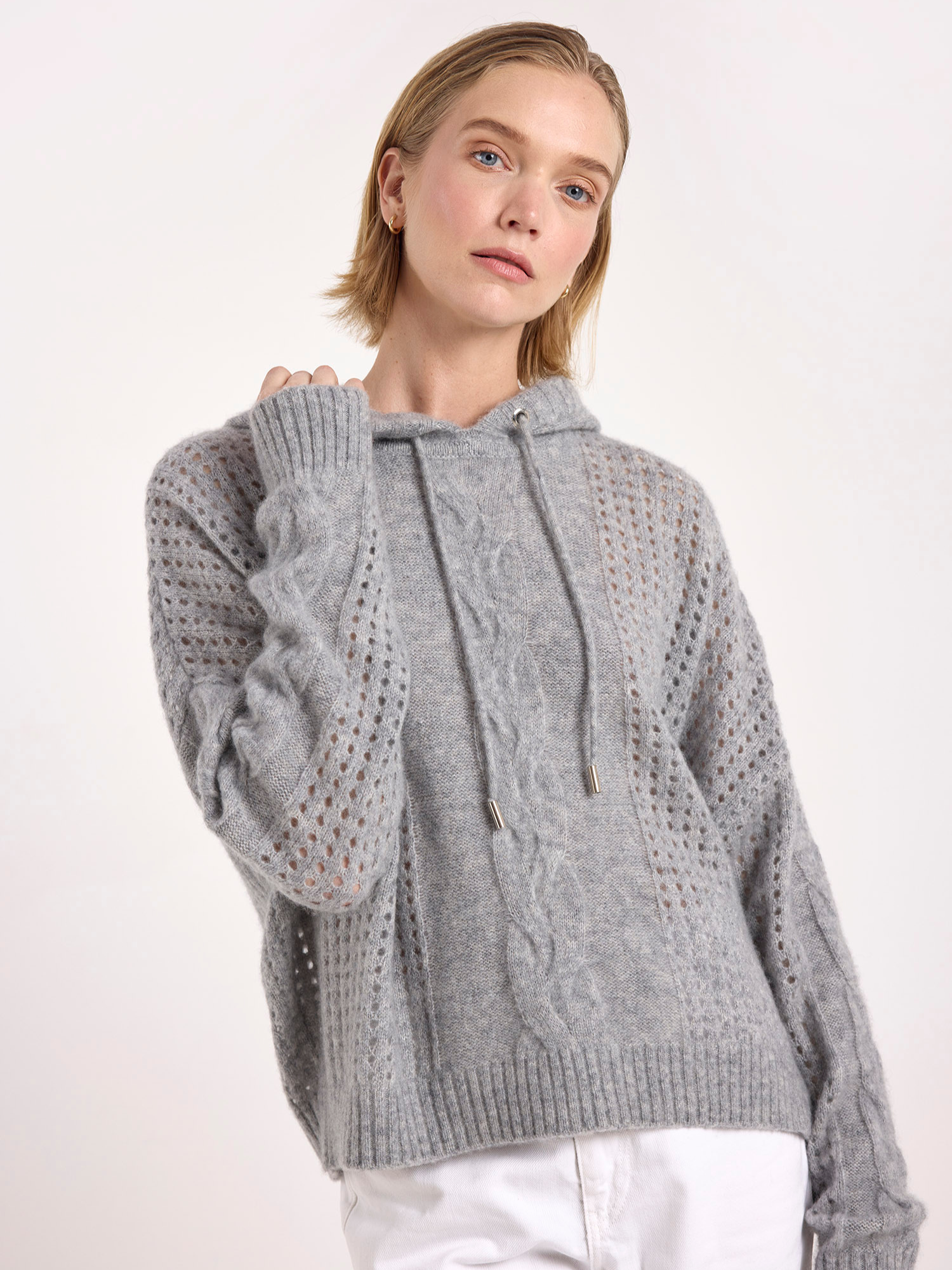 AMARA CABLE HOODIE