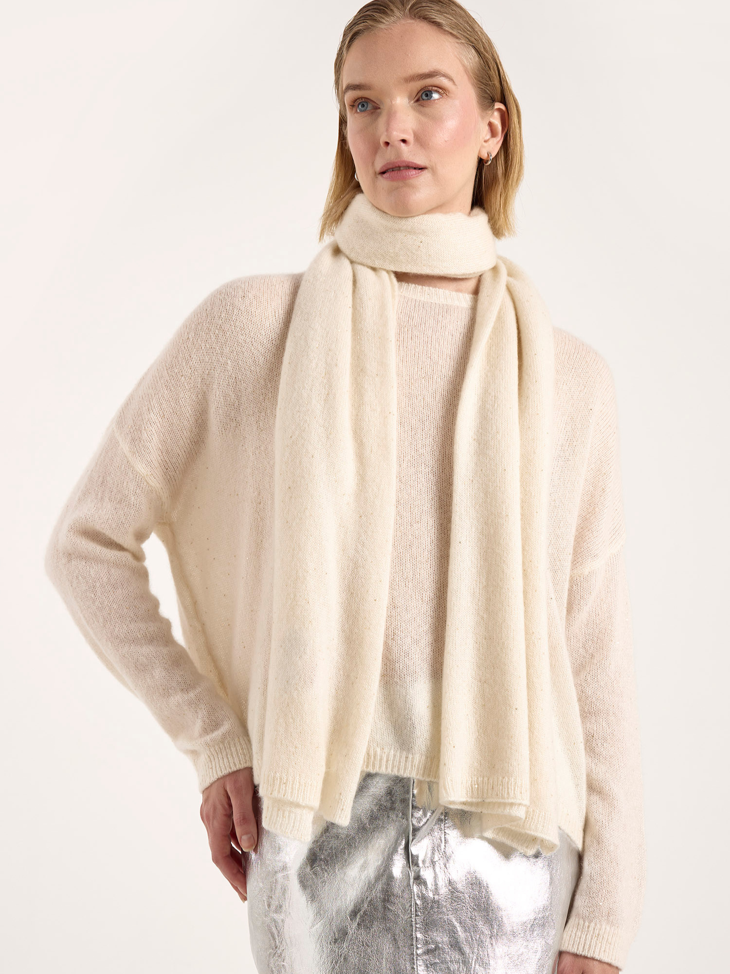 Estelle Sparkle Skinny Scarf