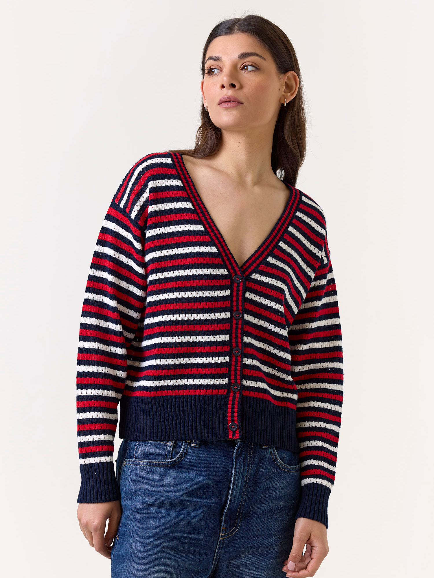 Pamilla Stripe Cardigan