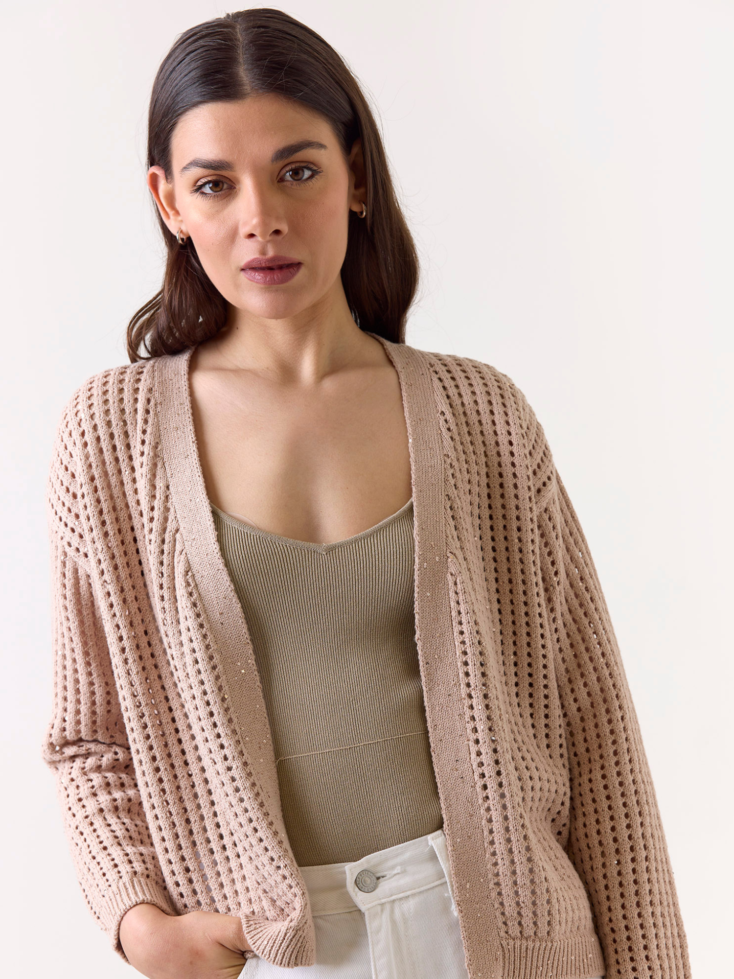 Astrid Sequin Cardigan