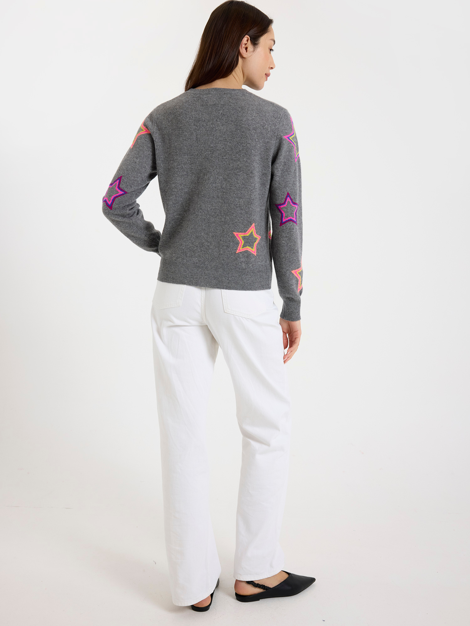 Pop Star Cashmere Crew Neck Jumper