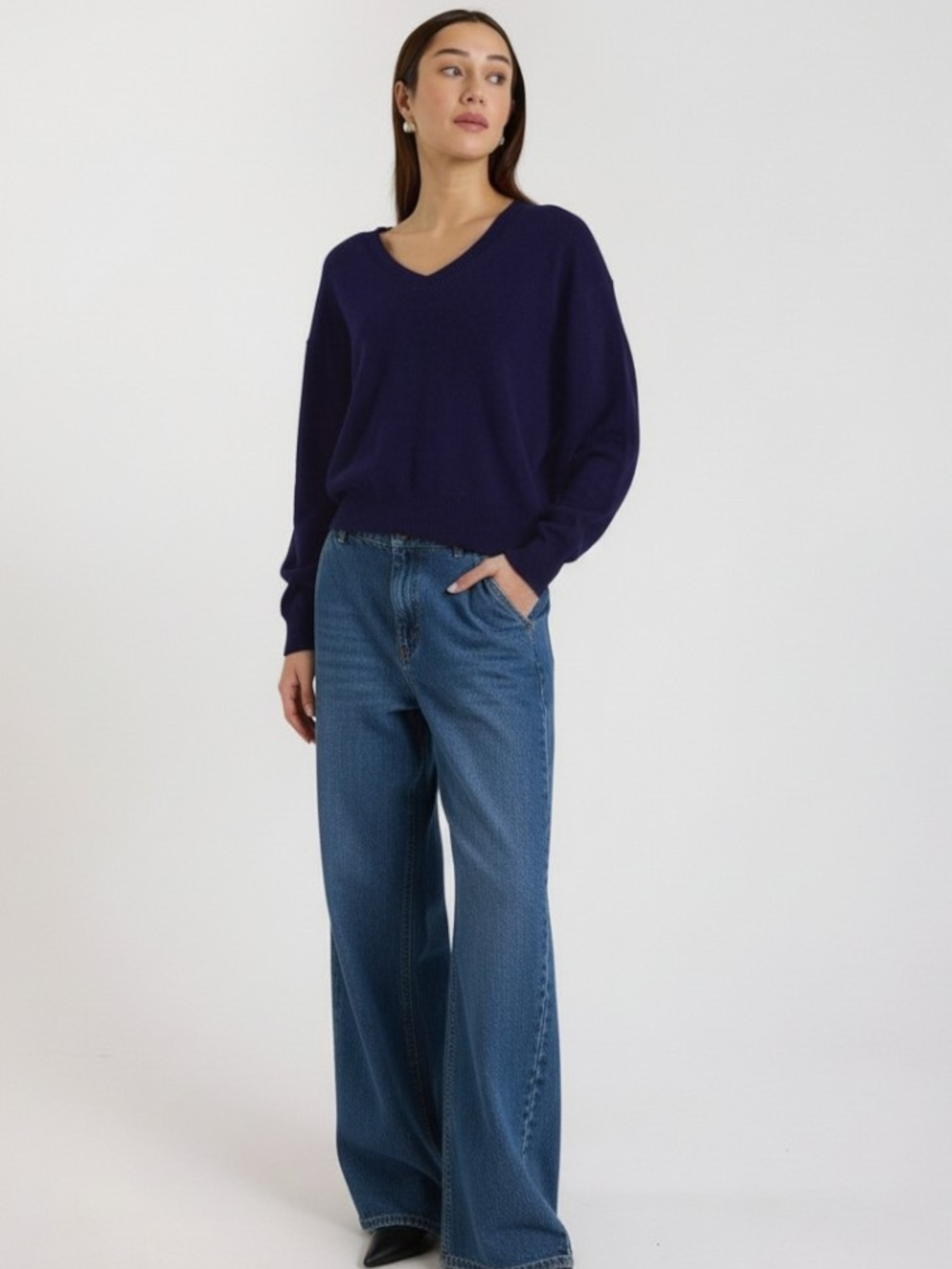 The Matilda V Neck Cashmere Jumper