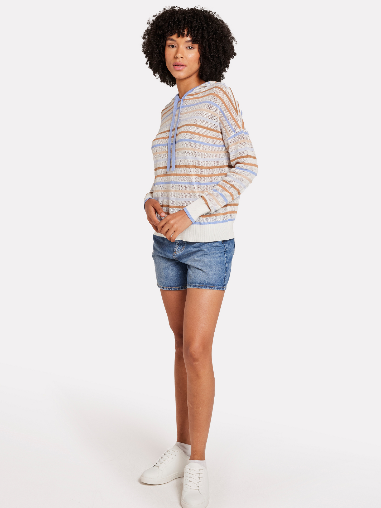 Rainbow Stripe Hoodie