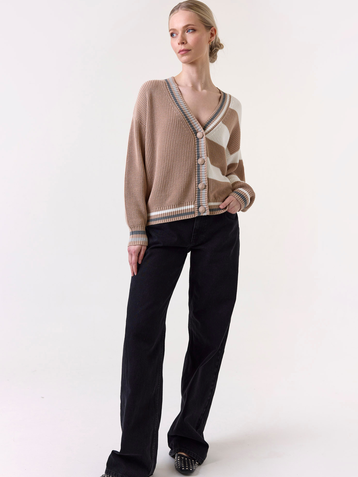 Valarie Stripe Cardigan