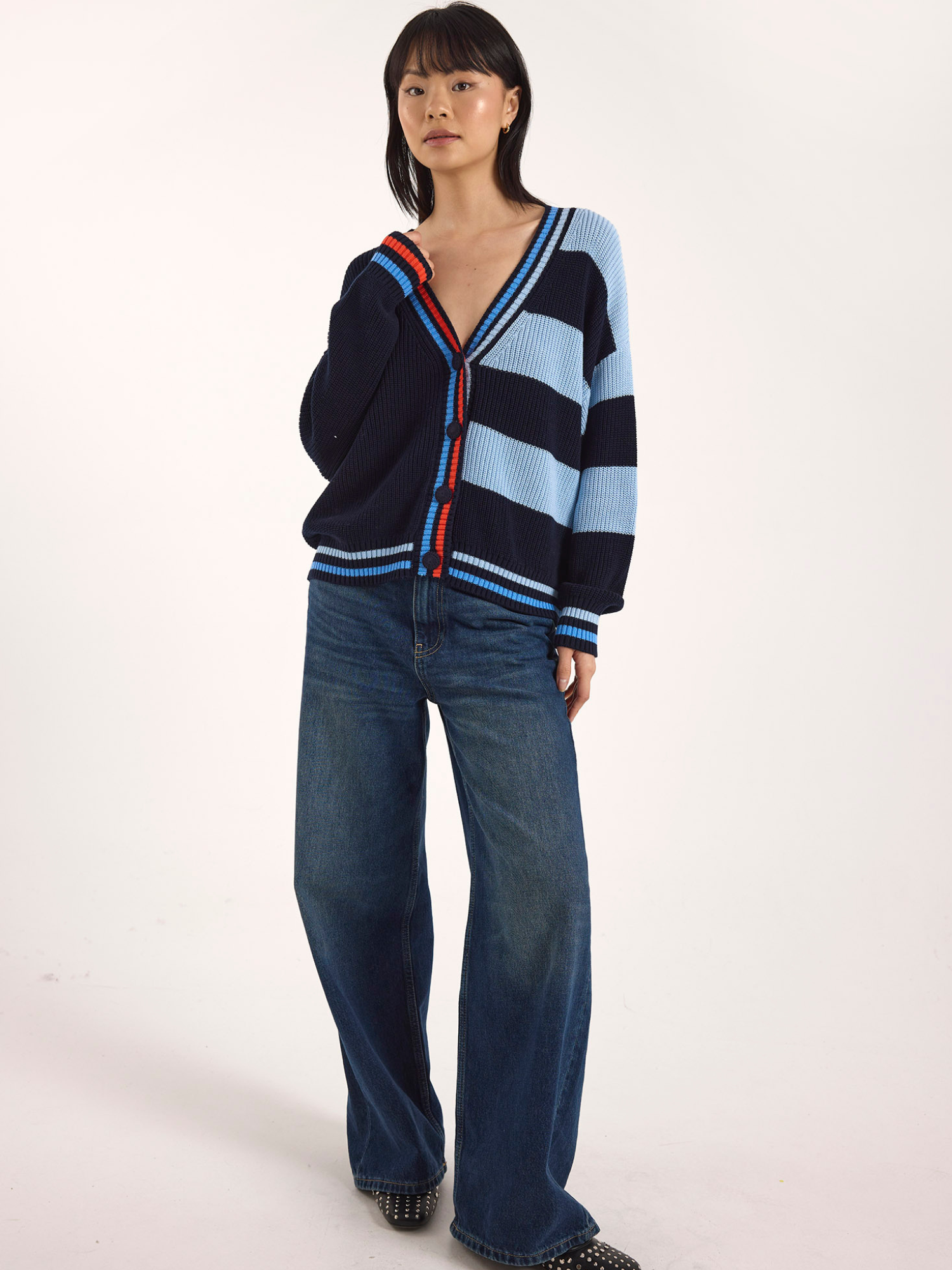 Valarie Stripe Cardigan
