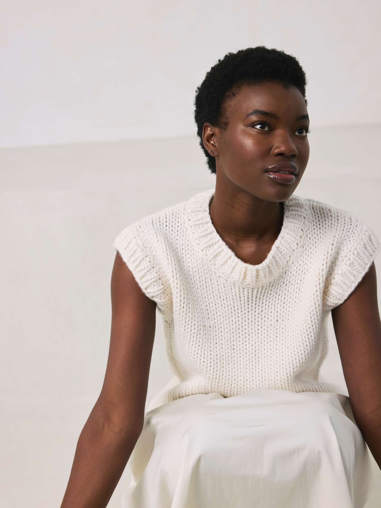 White Label Cashmere Vest