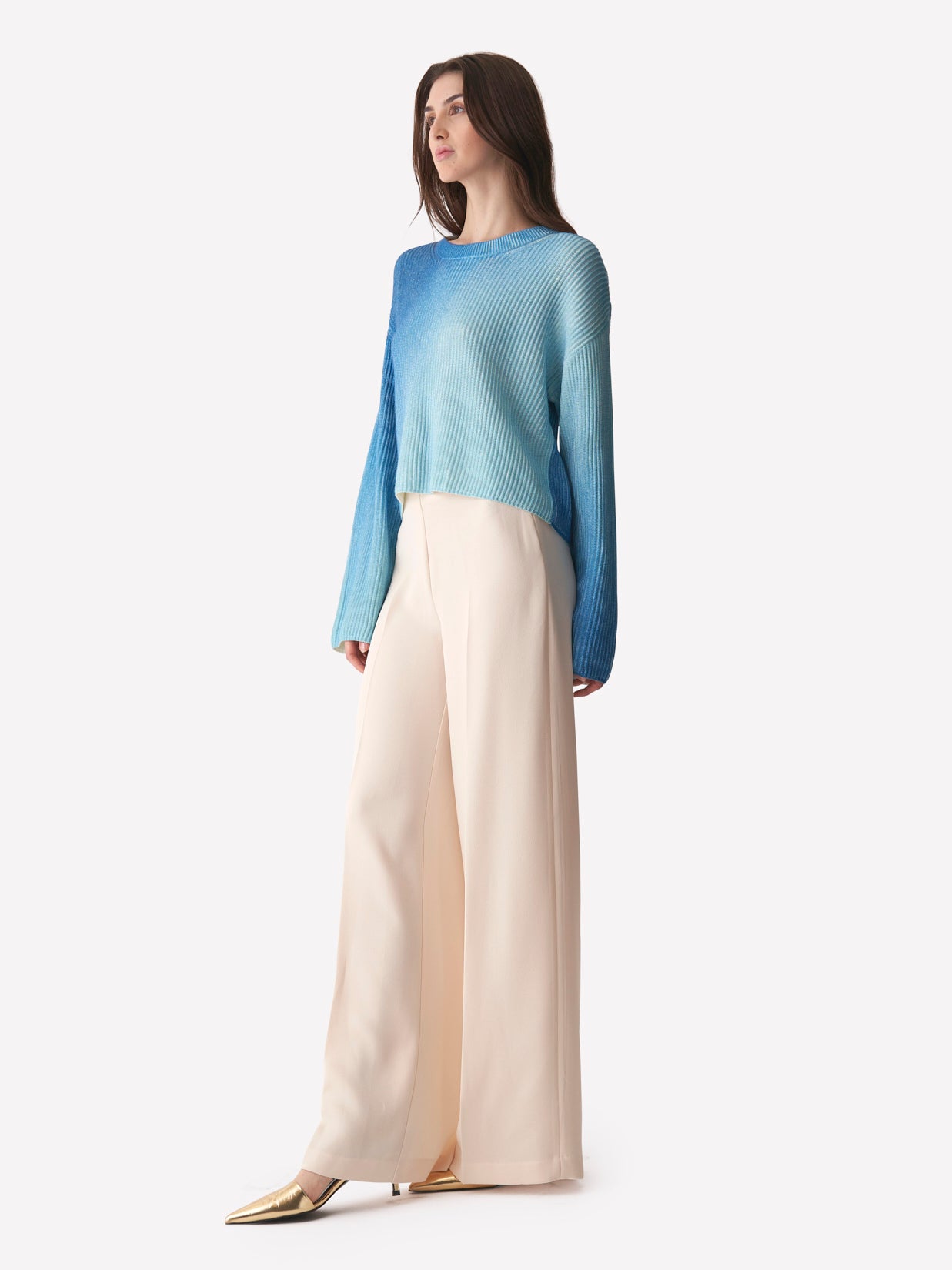 Sevan Shadow Scoop Neck Jumper