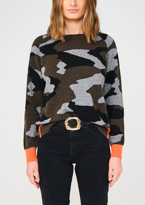 Cool Camo Cashmere Jumper
