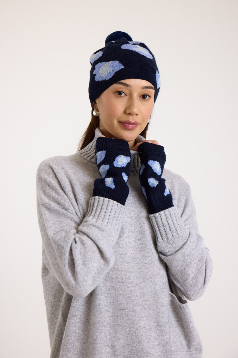 Animal Cashmere Pom Hat