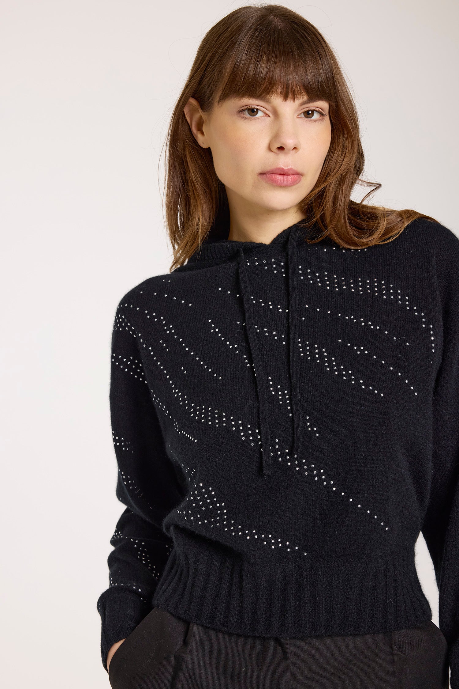 Hot Fix Zebra Cashmere Hoodie