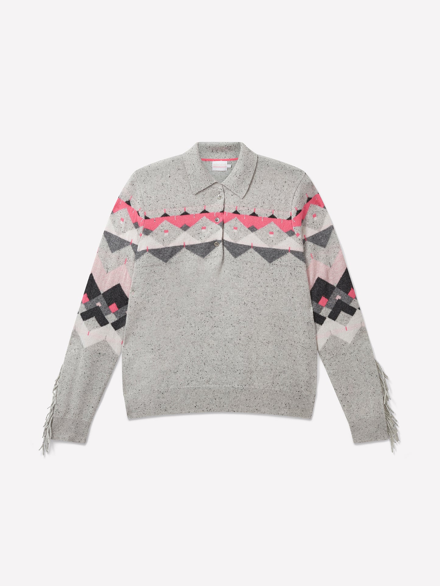 Fraya Fringe Polo Jumper
