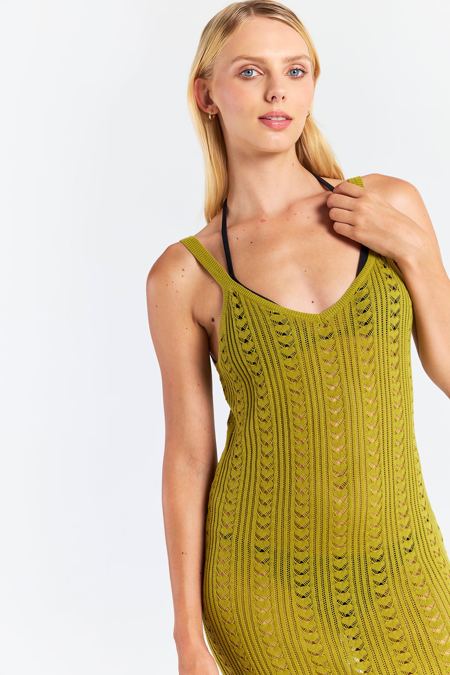OPEN STITCH DRESS