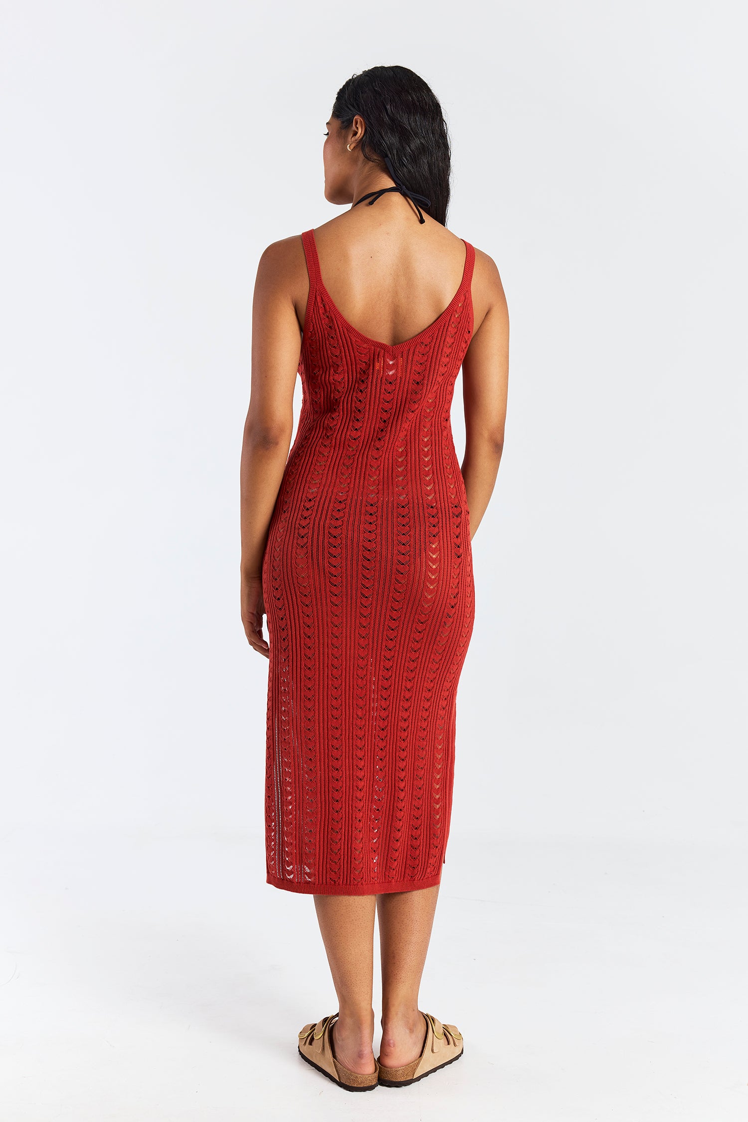 OPEN STITCH DRESS