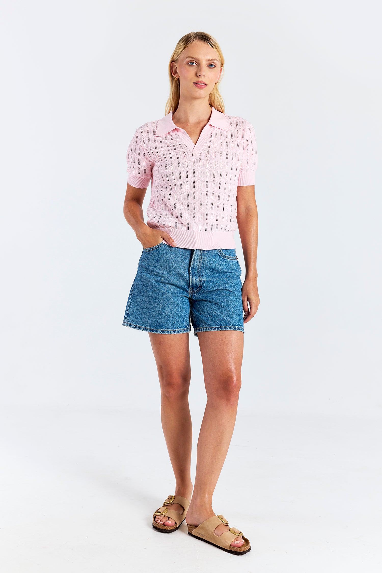 Scallop Trim Pretty Polo