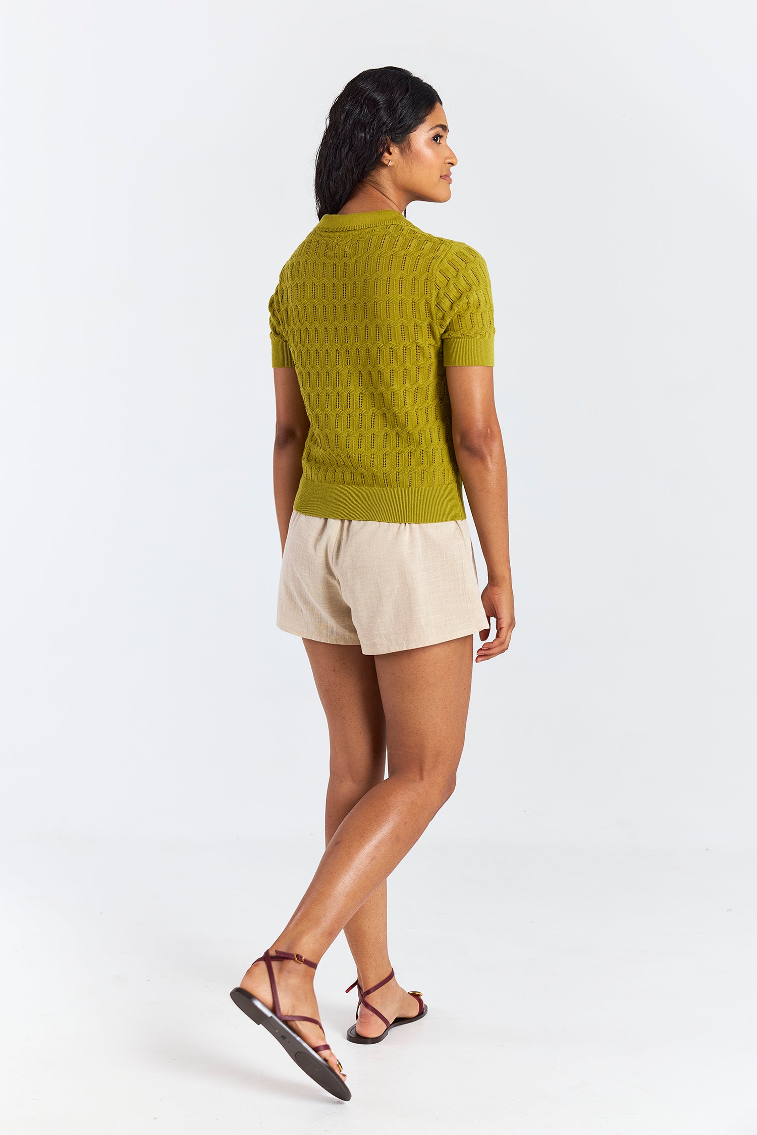 Scallop Trim Pretty Polo