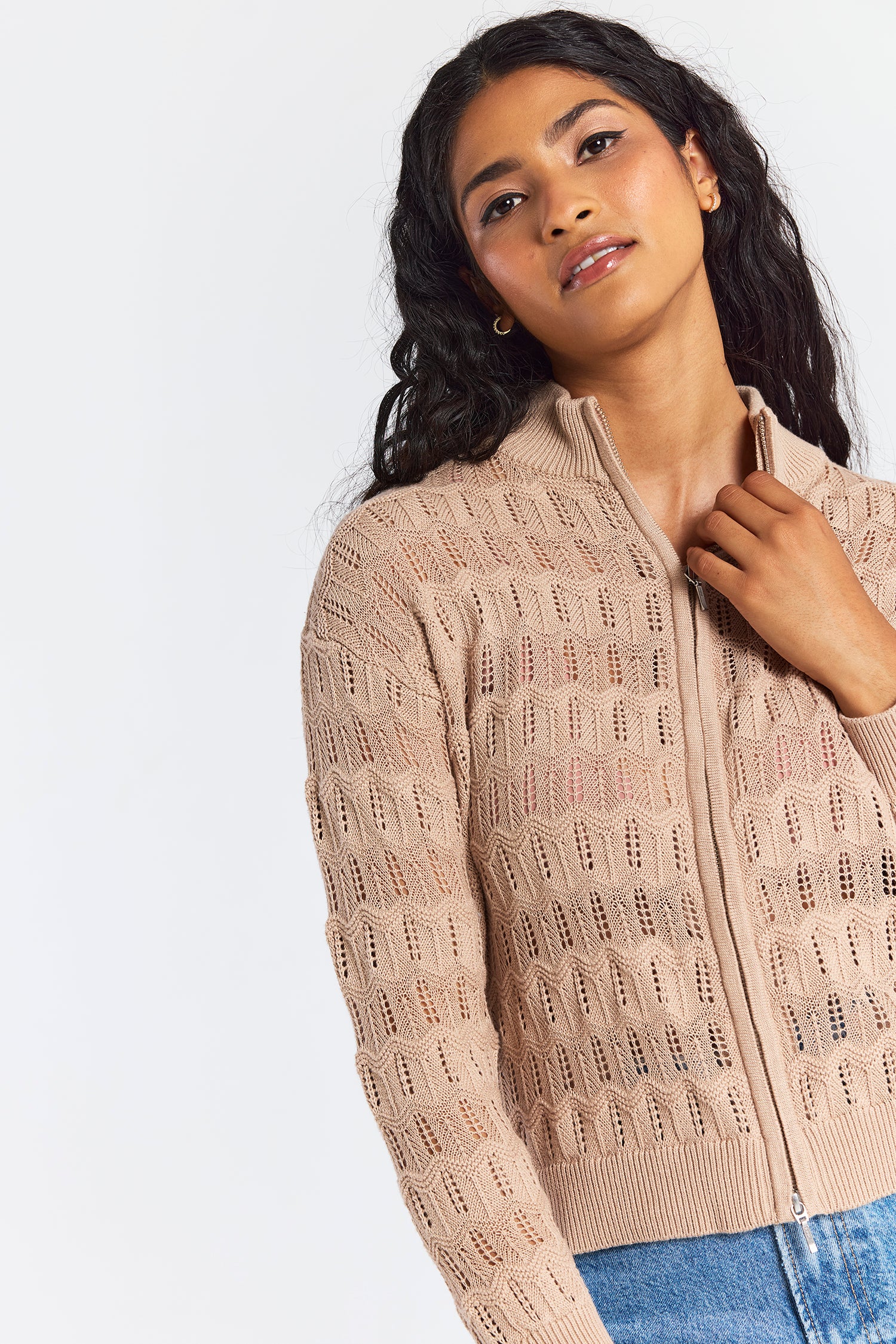 STITCH DETAIL BOMBER