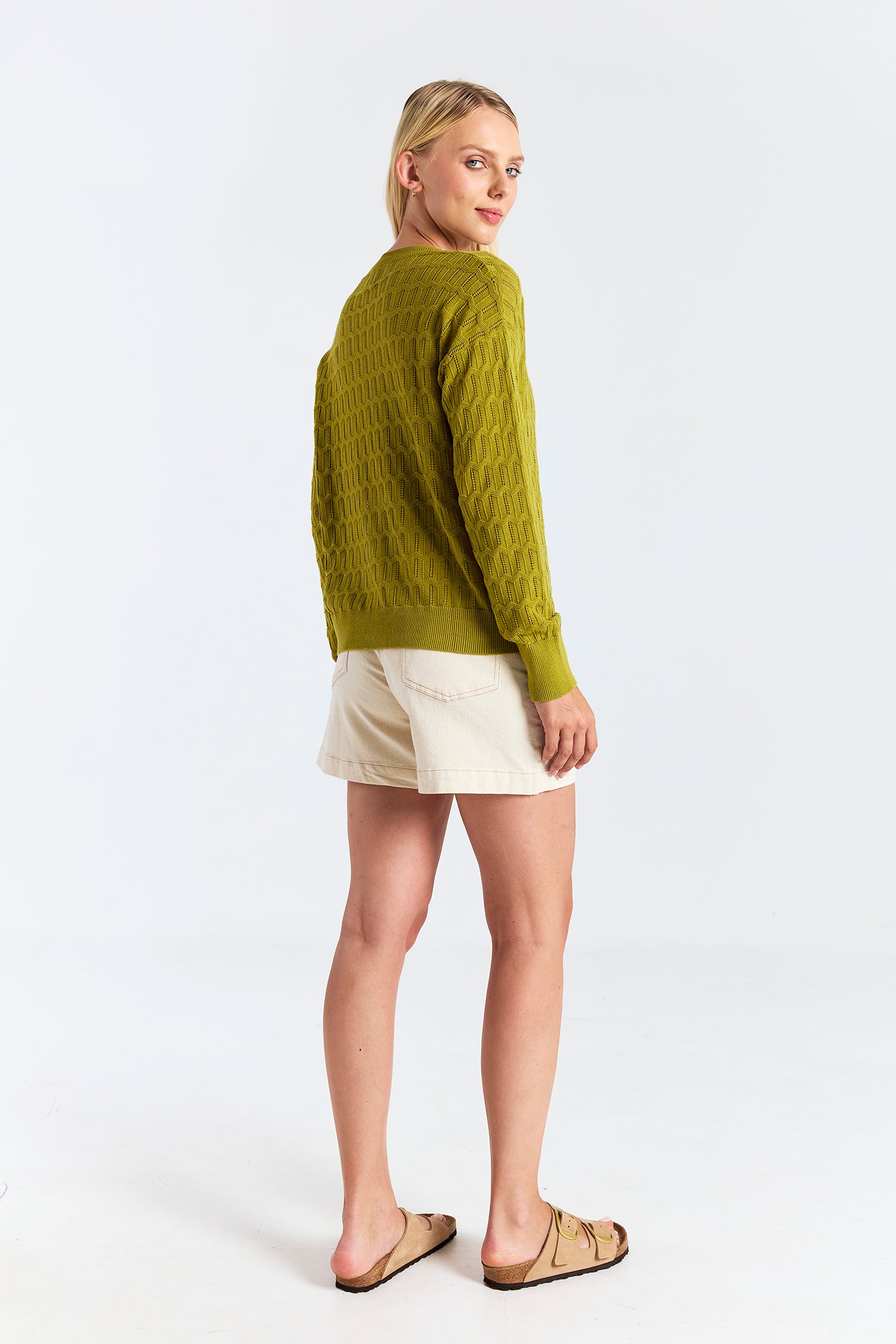 SCALLOP TRIM PRETTY CARDI