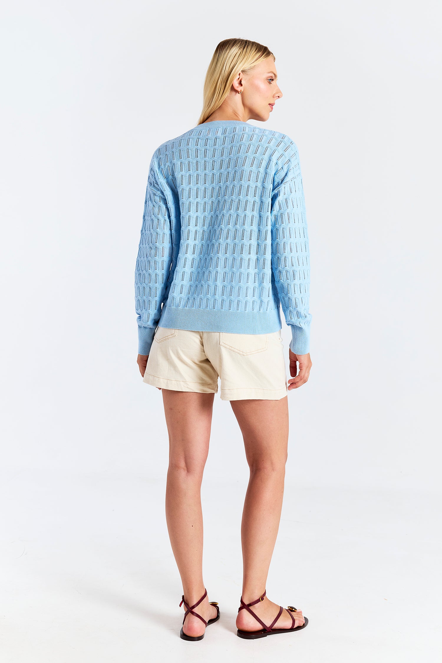 SCALLOP TRIM PRETTY CARDI