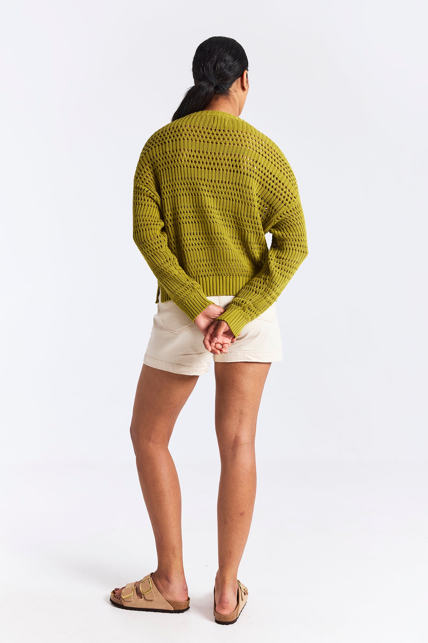 SARAH STITCH CROPPED V