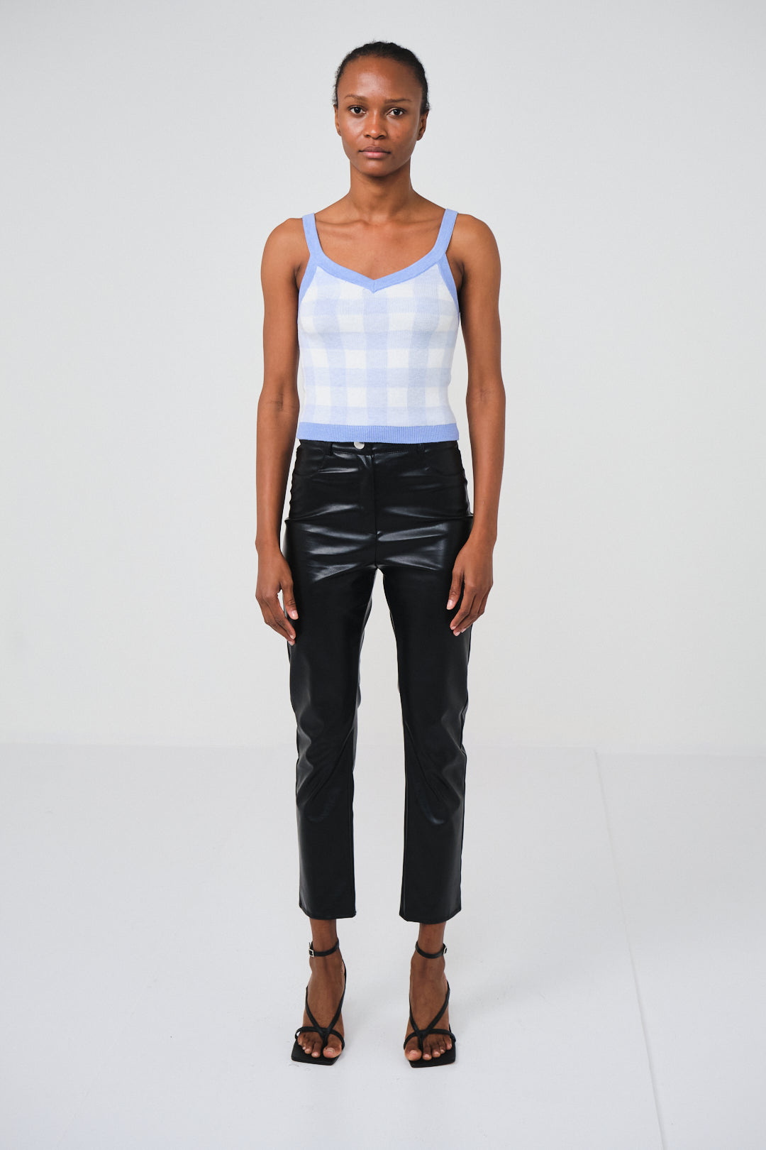 GINGHAM VEST