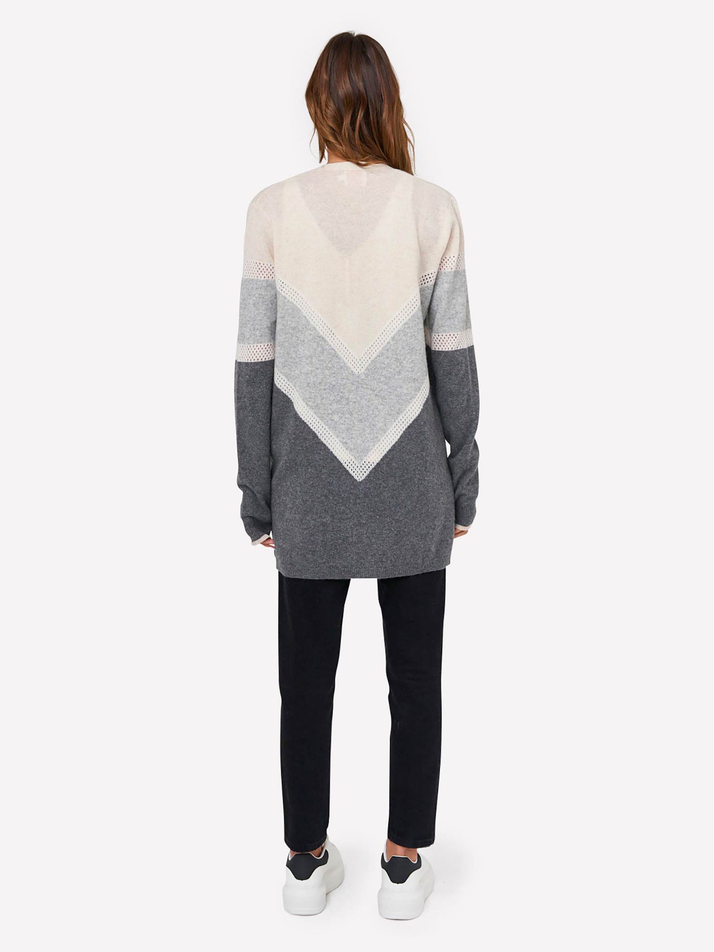 Chevron Edge To Edge Cardigan