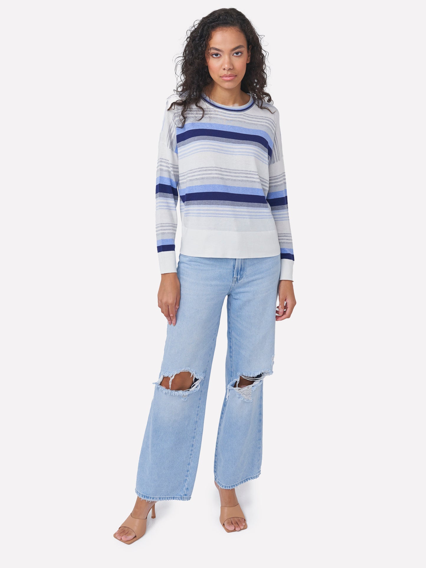 Gradient Nautical Stripe Jumper