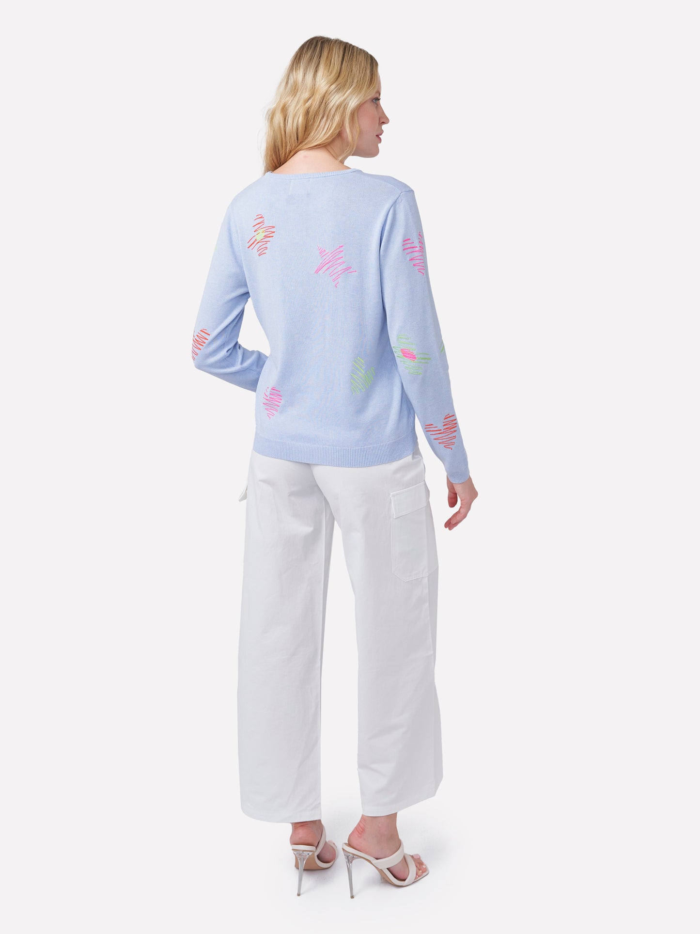 Sketch Embroidered Crew Neck Jumper