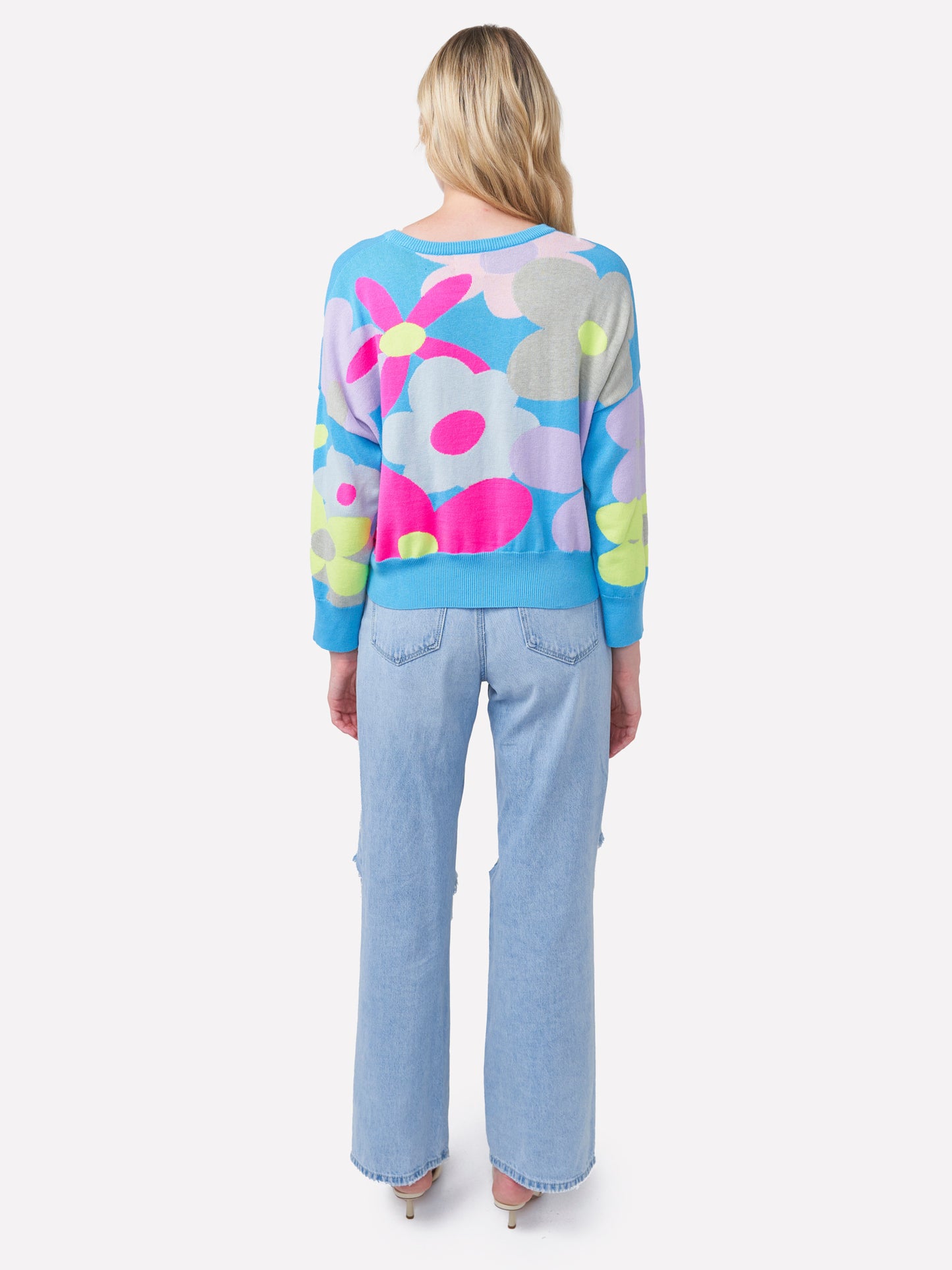 Floral Crew Neck Jumper