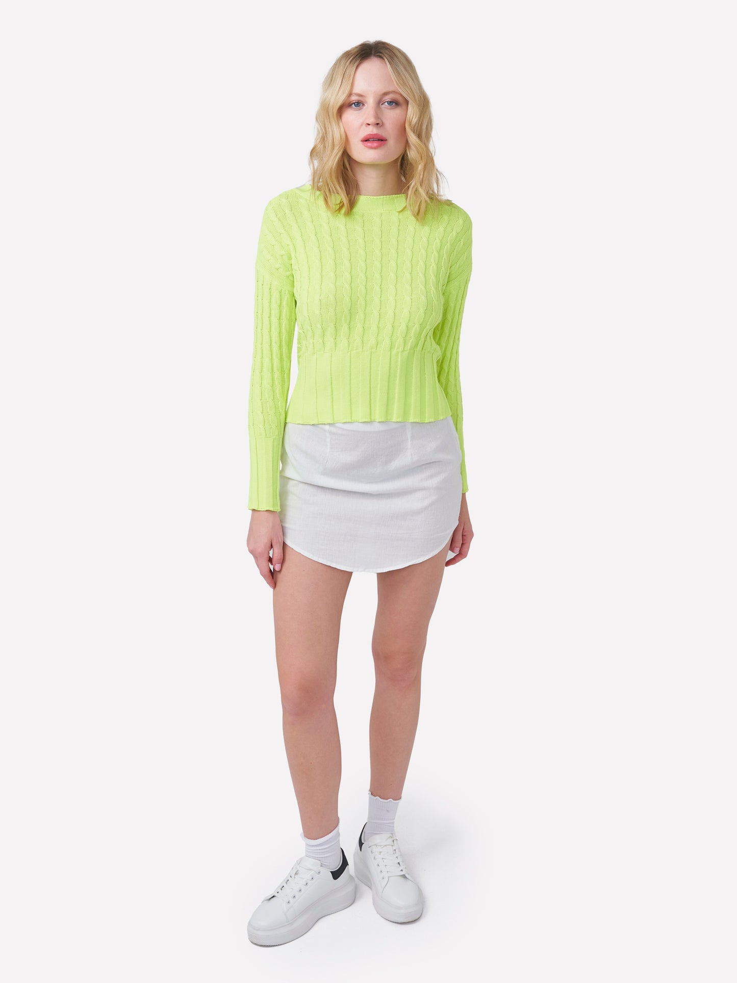 Cable Crew Neck Jumper