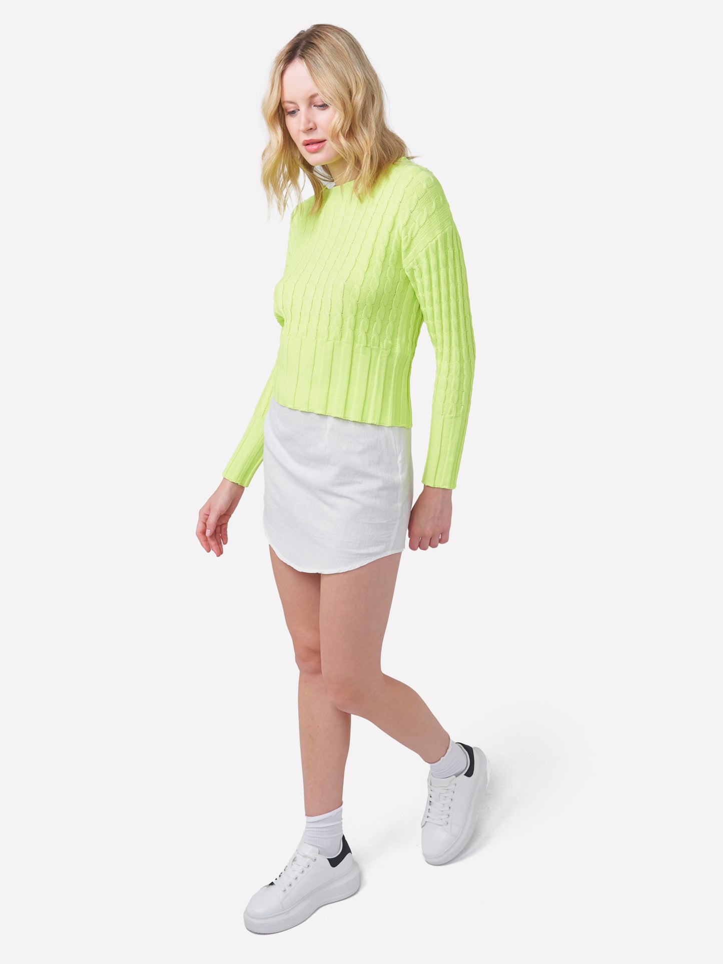 Cable Crew Neck Jumper