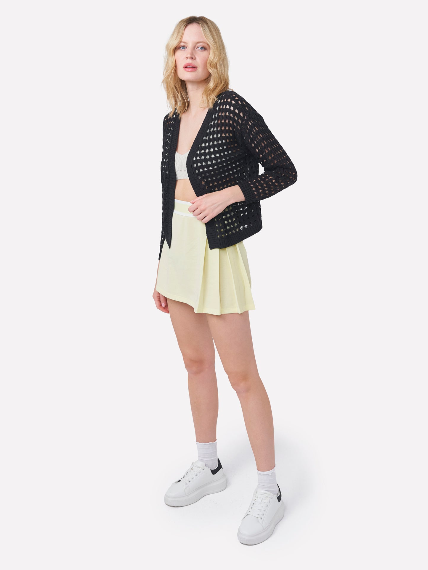 Pointelle Cardigan